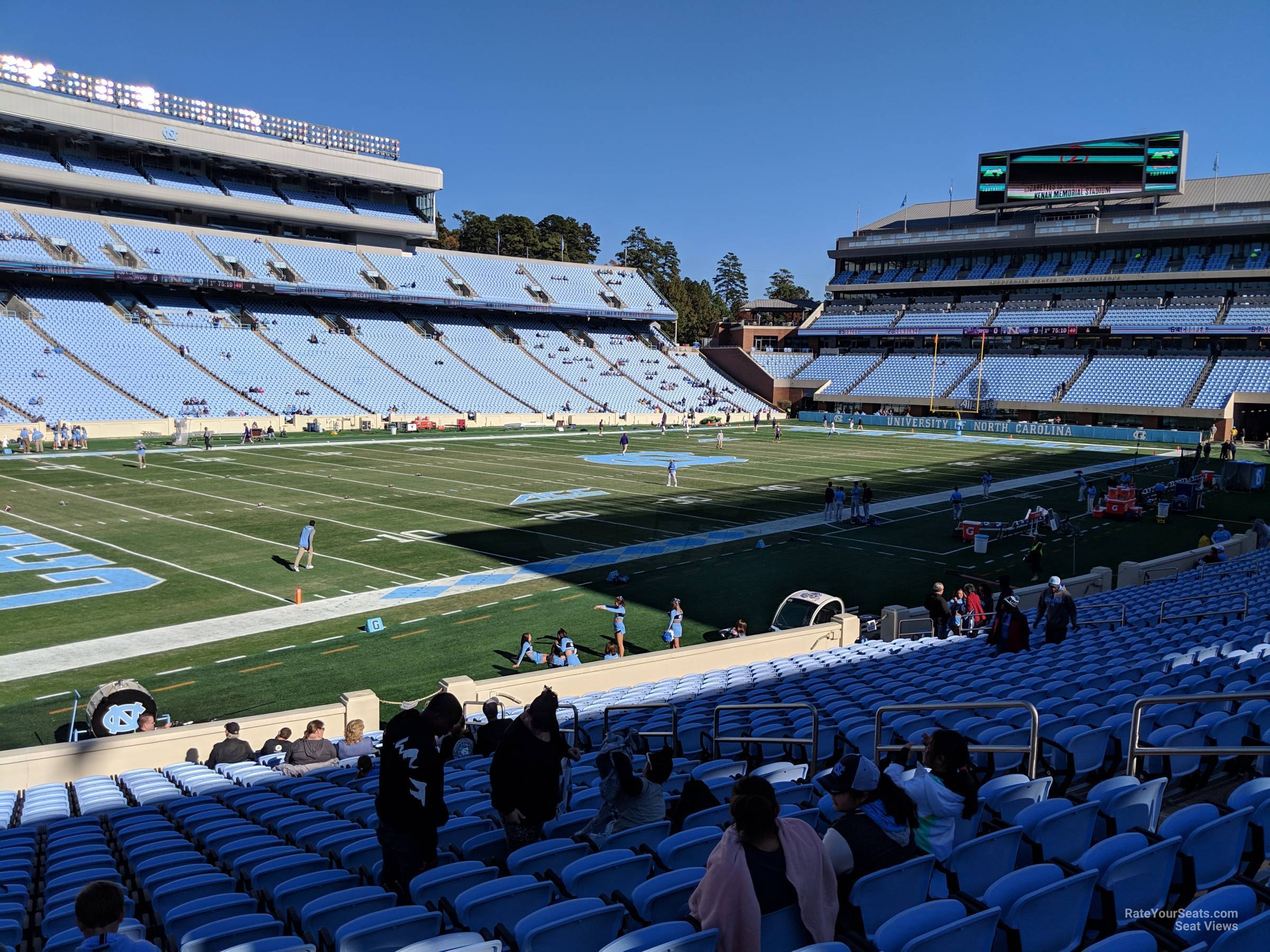 North & South Koury Boxes, North Carolina Tar Heels Football v Campbell  Fighting Camels Football, 4 Nov 2023, Kenan Memorial Stadium