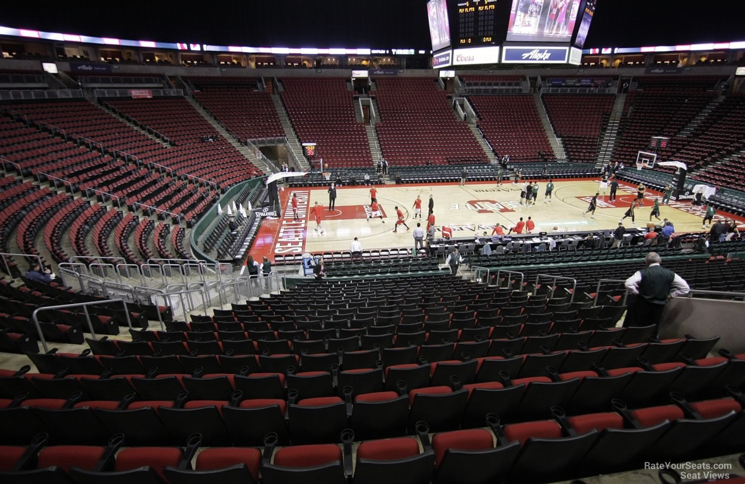 KeyArena Section 113 Basketball Seating - RateYourSeats.com