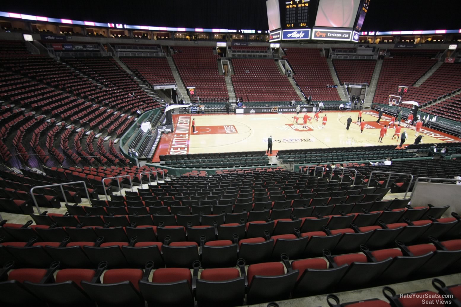 KeyArena Section 127 Basketball Seating - RateYourSeats.com