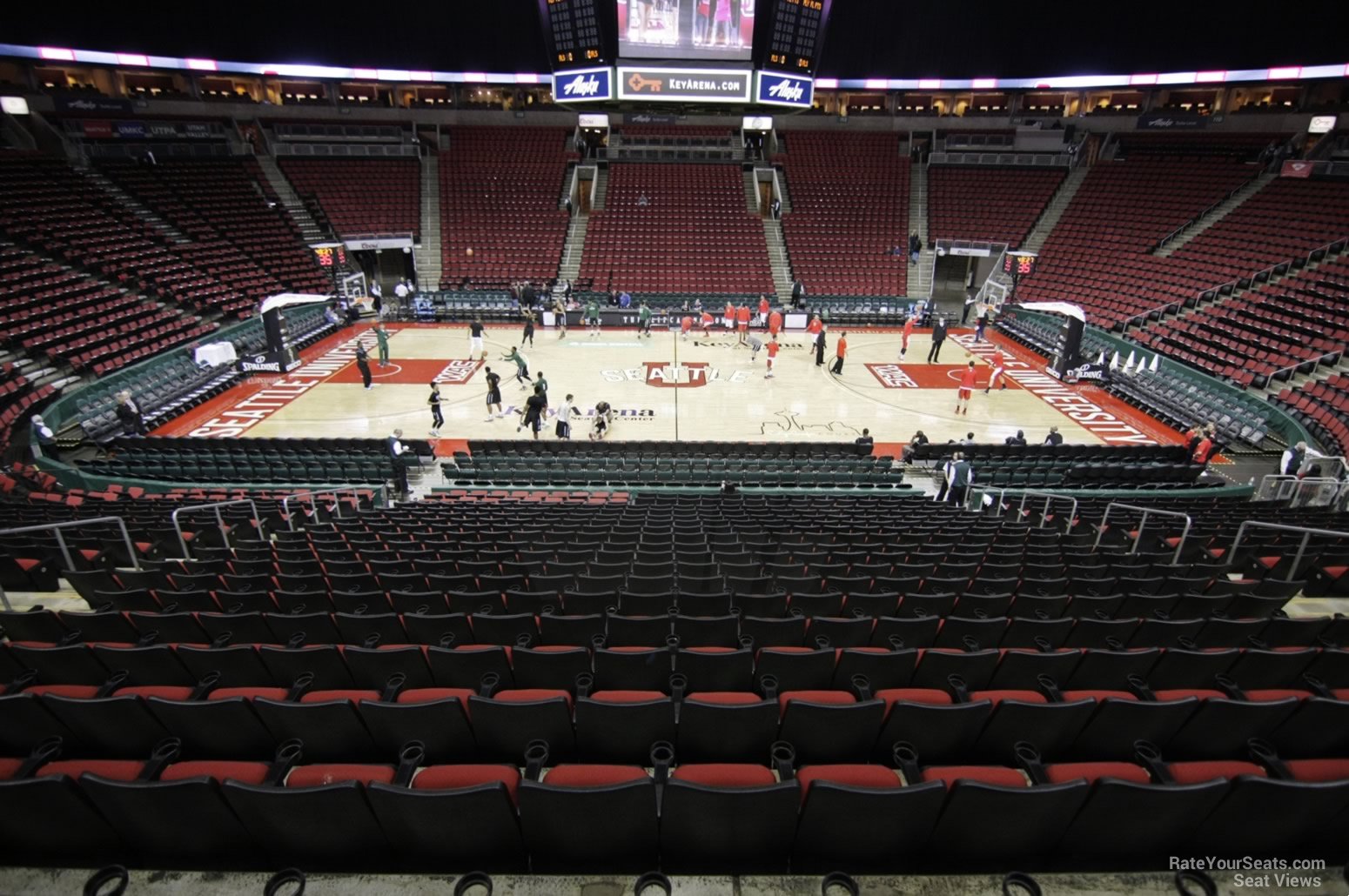 KeyArena Section 128 Basketball Seating - RateYourSeats.com