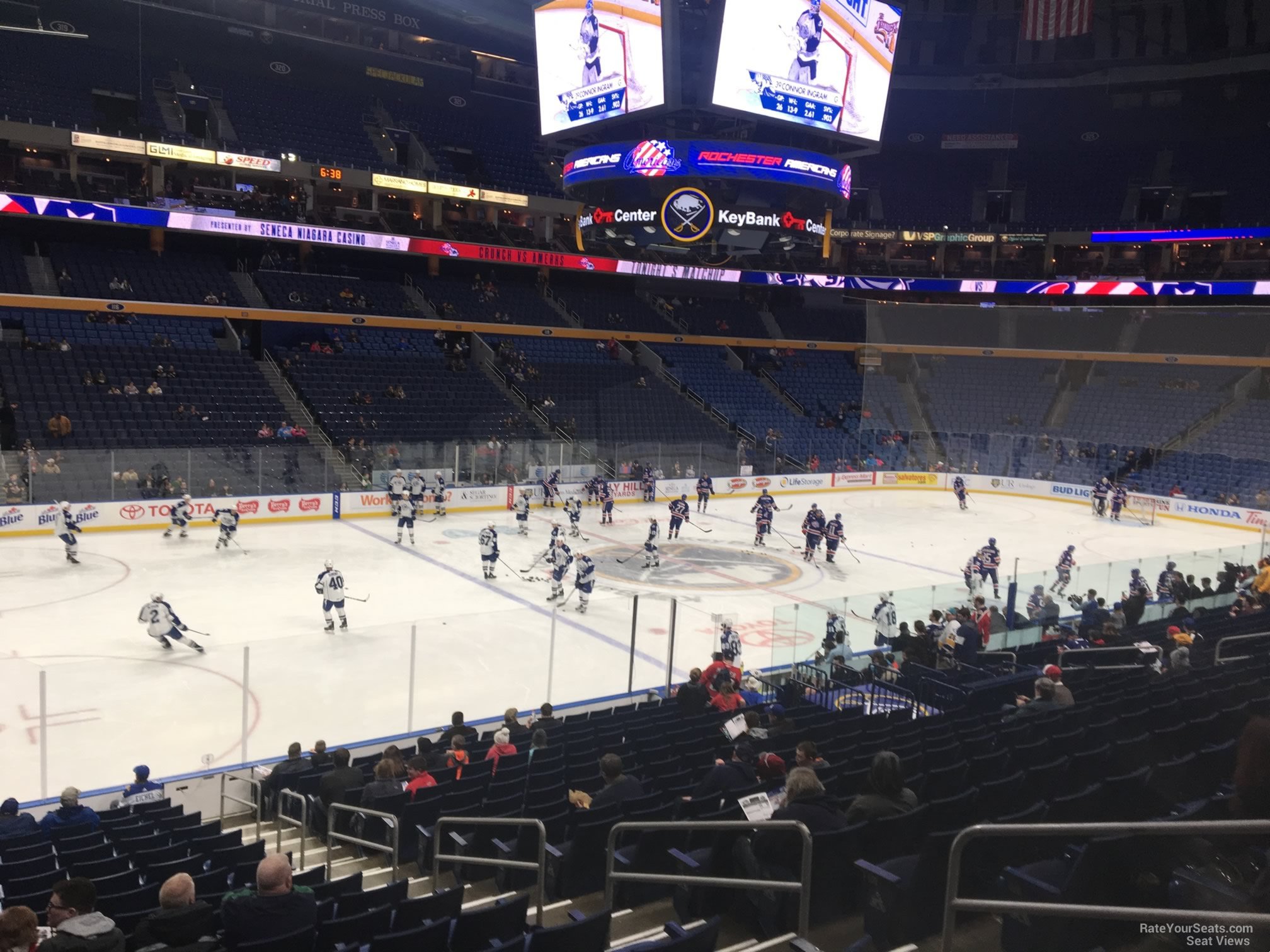 KeyBank Center Section 107 - Buffalo Sabres - RateYourSeats.com