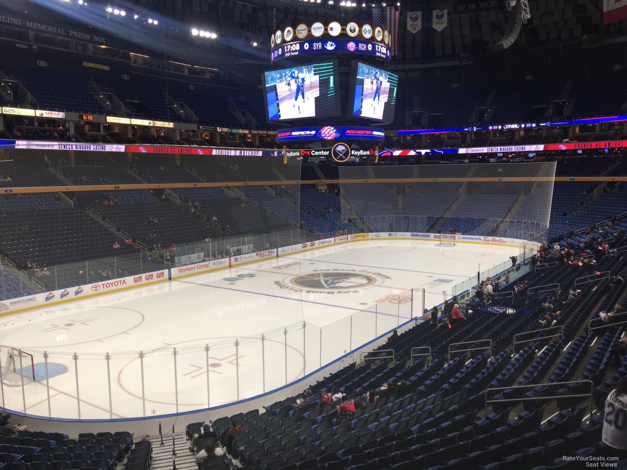 Section 212 at KeyBank Center - RateYourSeats.com