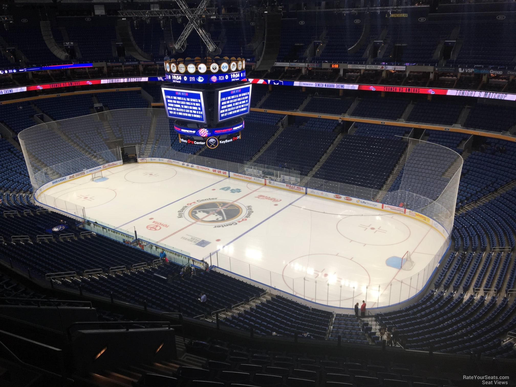 section 303, row 13 seat view  for hockey - keybank center