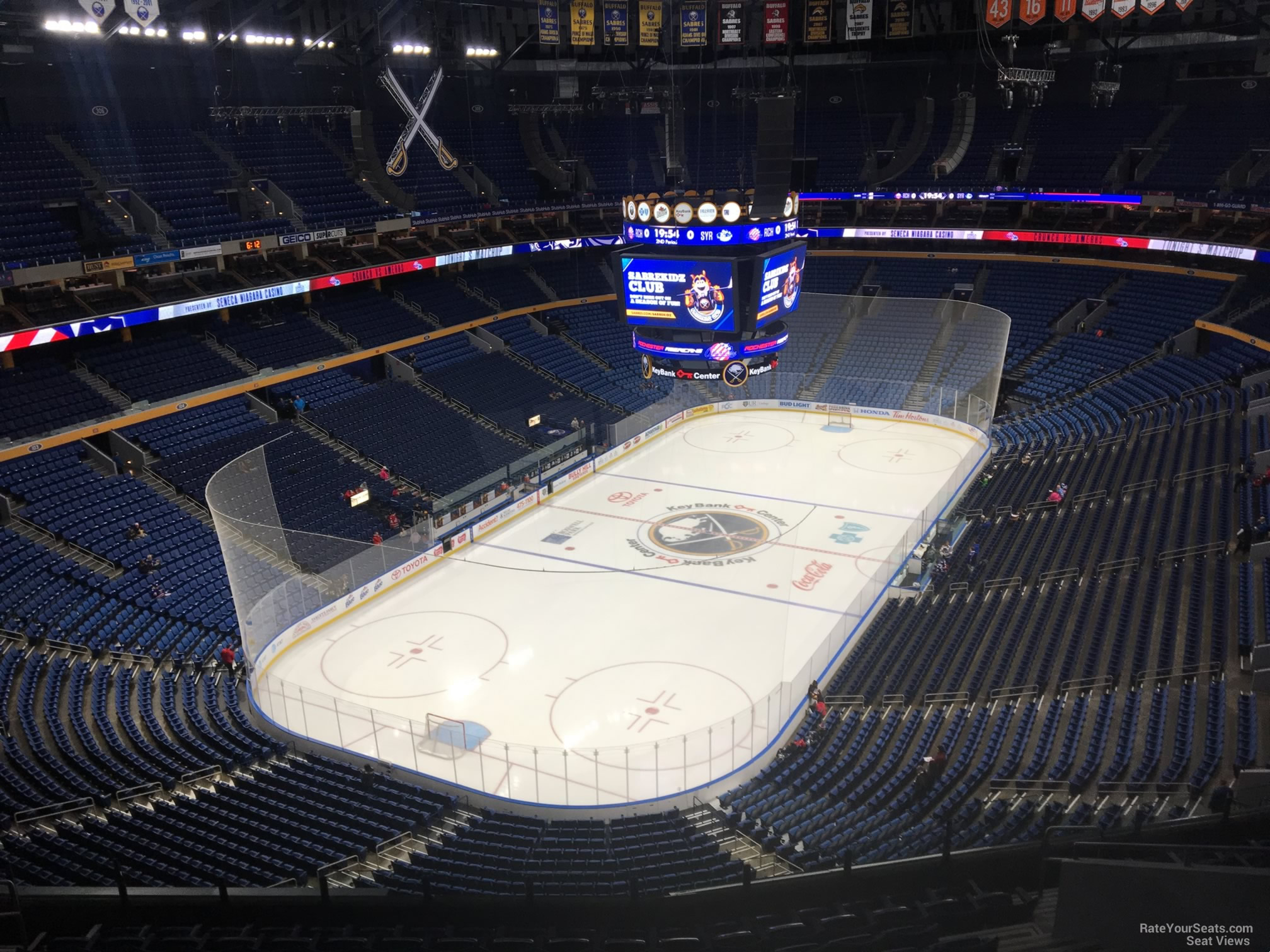 section 325, row 13 seat view  for hockey - keybank center