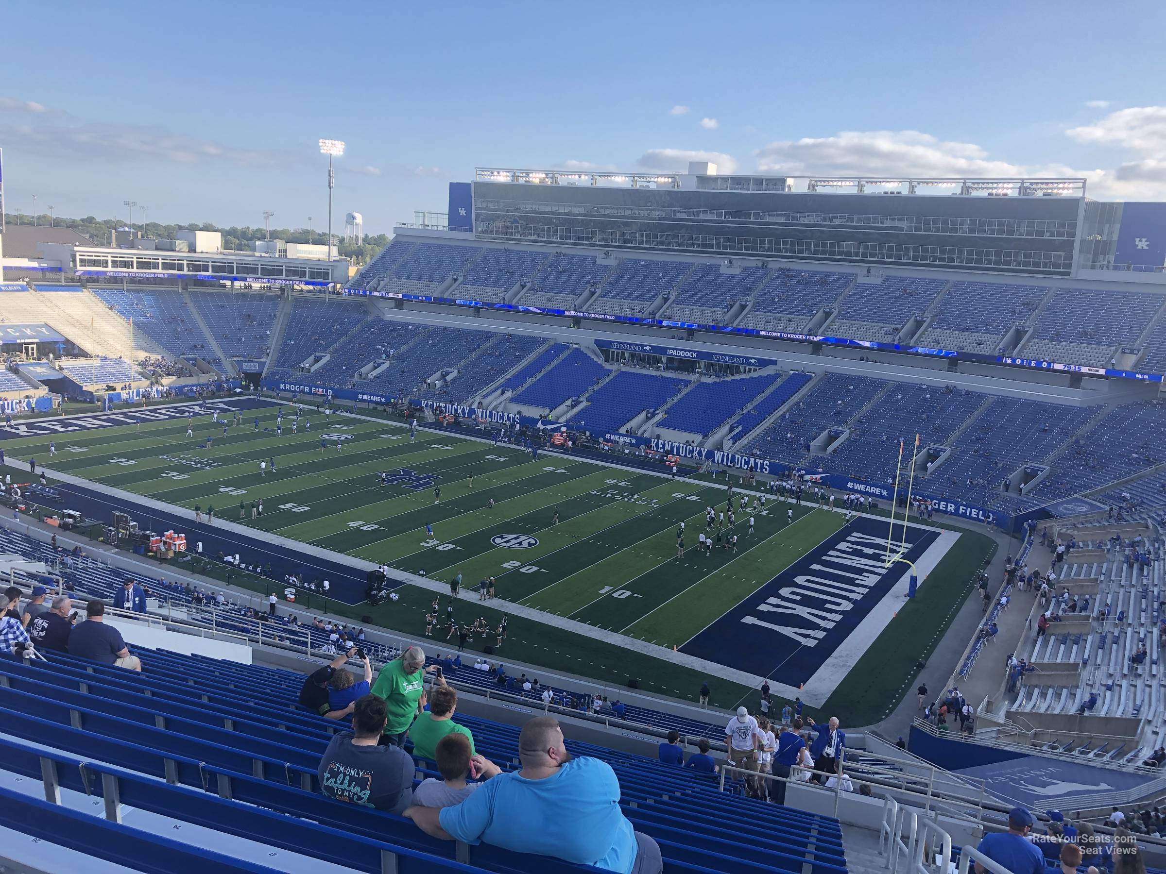 section 211, row 25 seat view  - kroger field