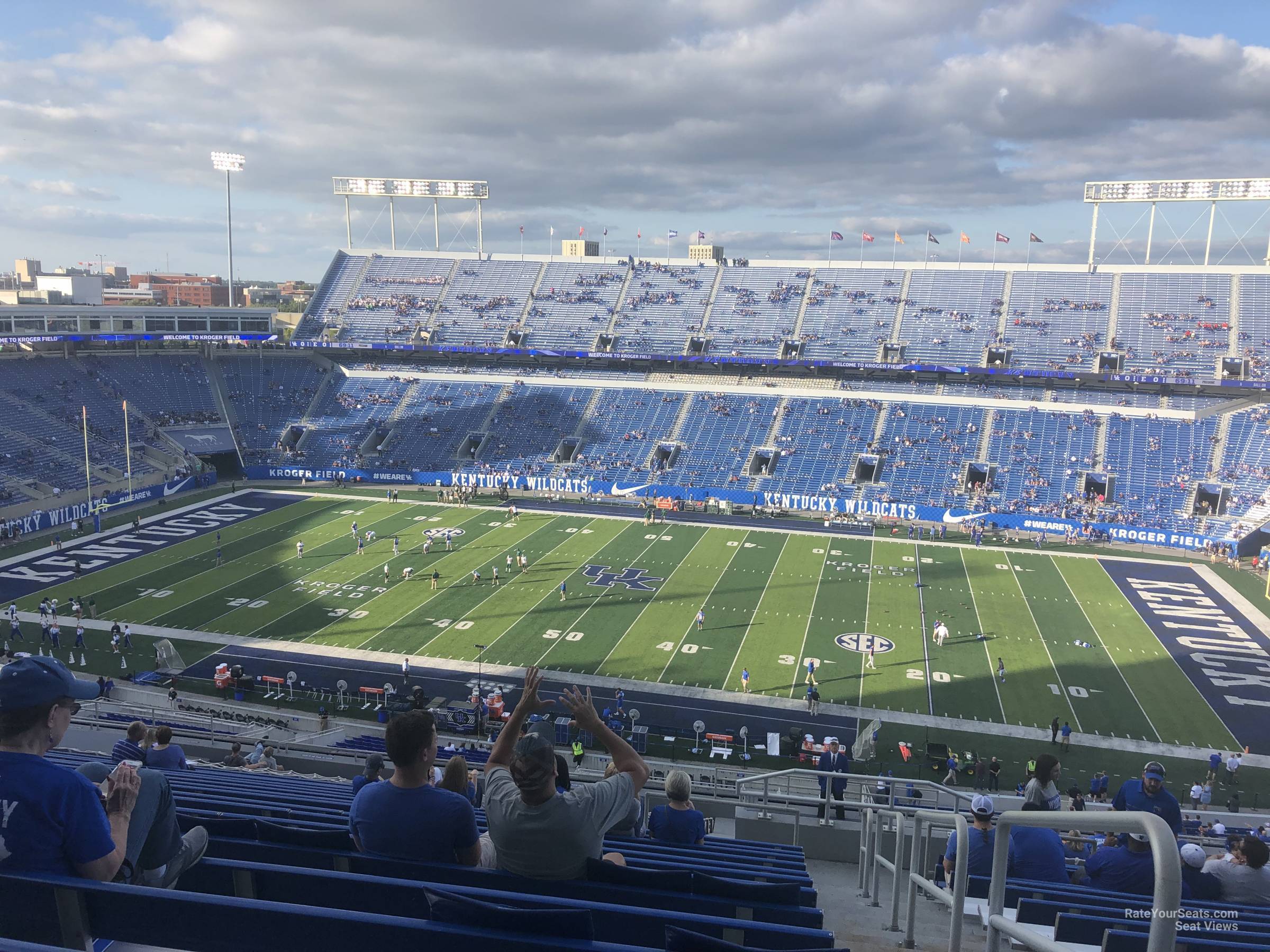 section 227, row 25 seat view  - kroger field