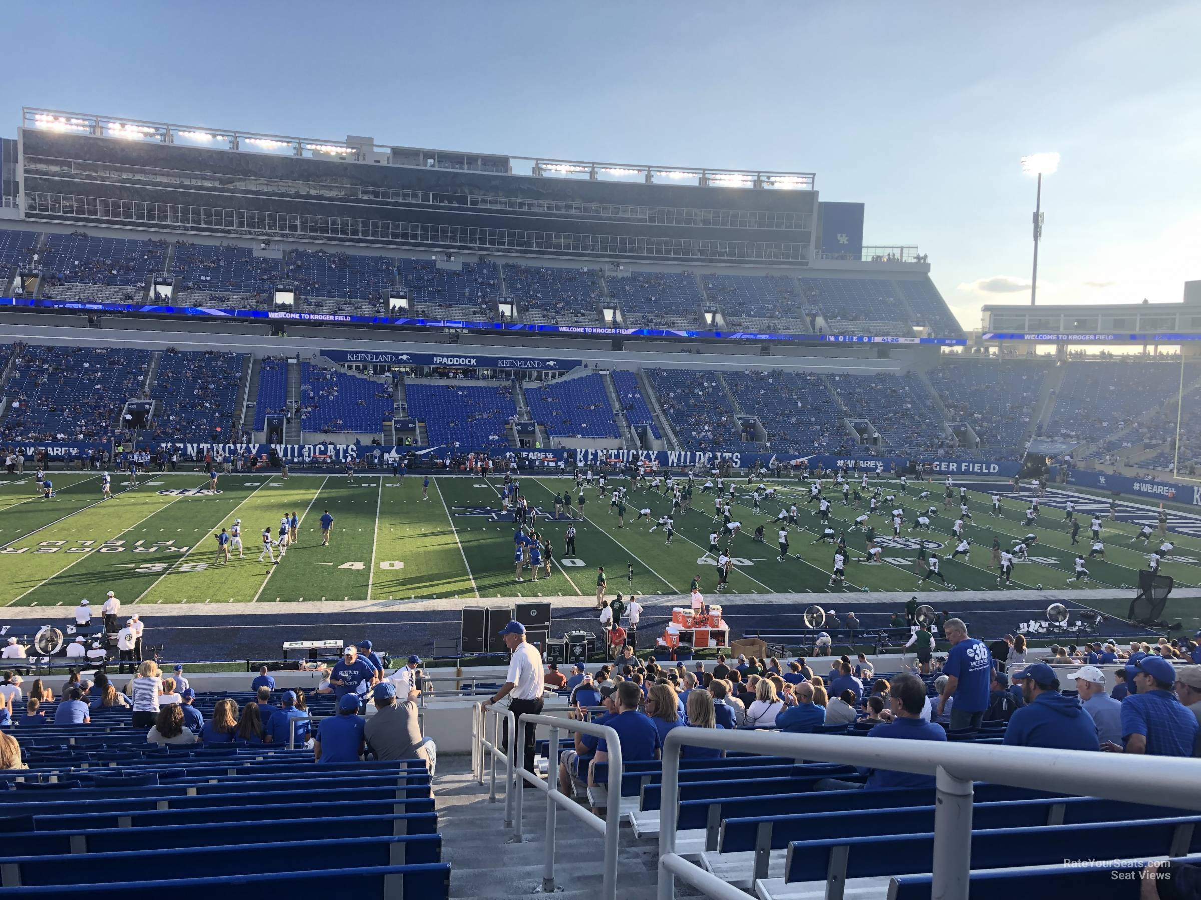 section 5, row 35 seat view  - kroger field