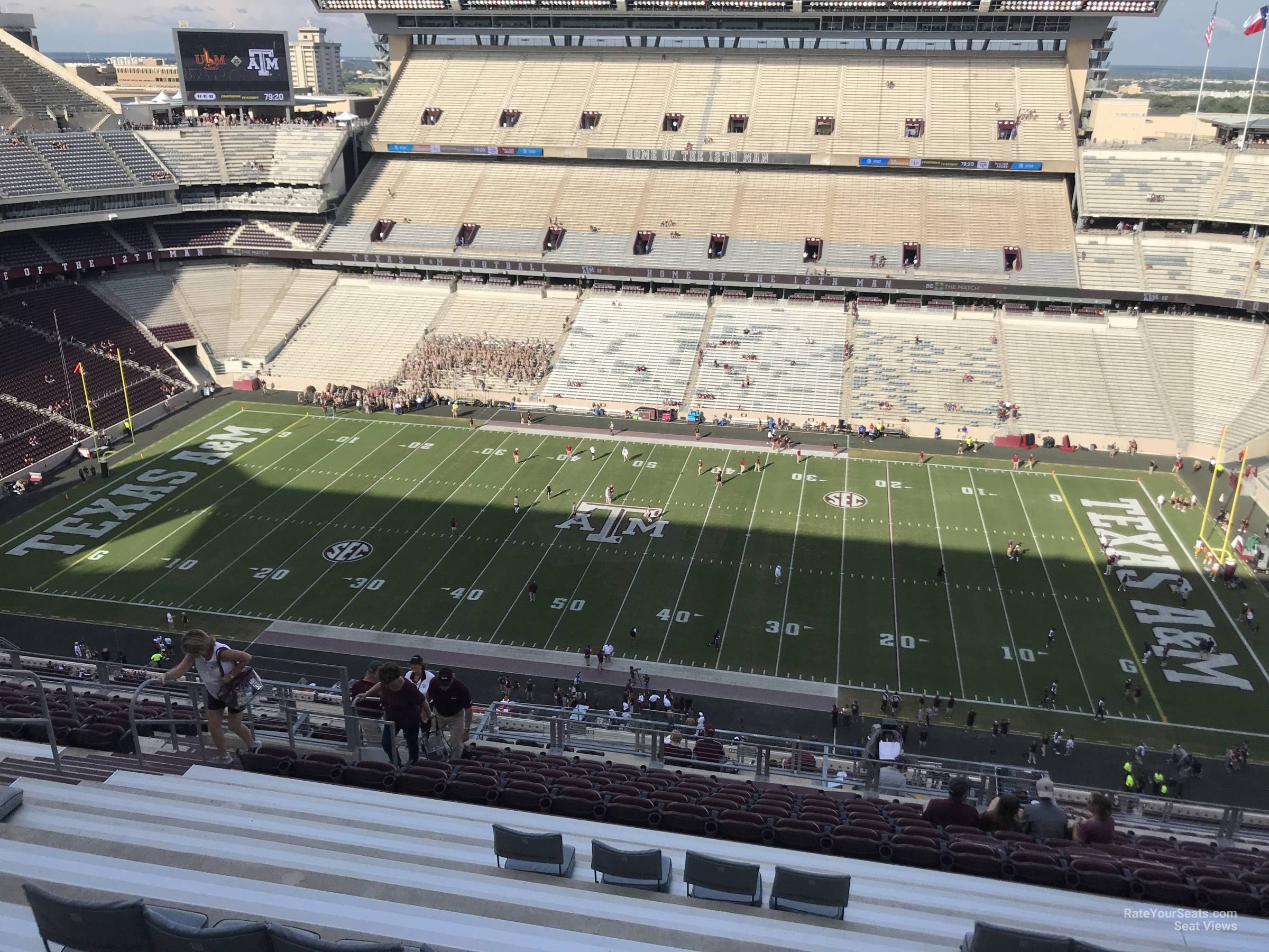 section 403, row 15 seat view  - kyle field