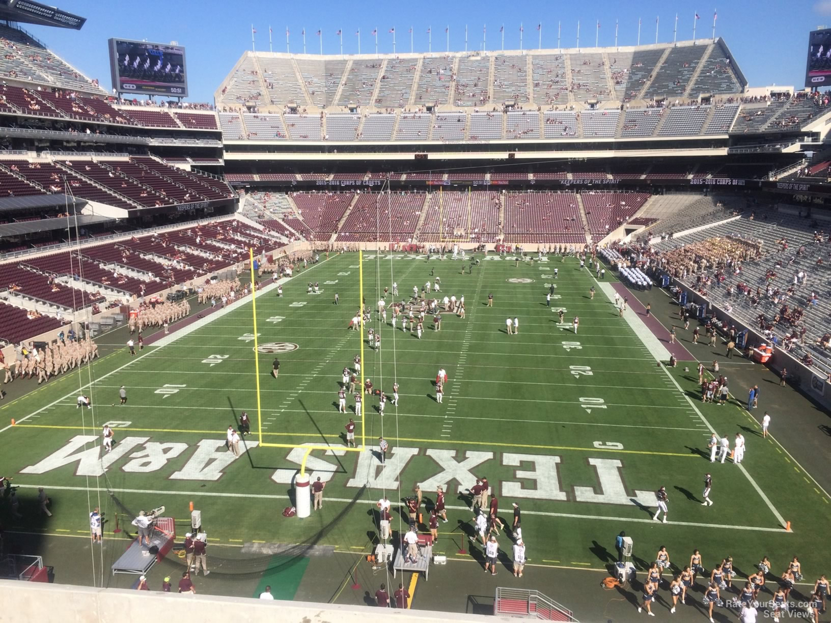 section 243, row 7 seat view  - kyle field