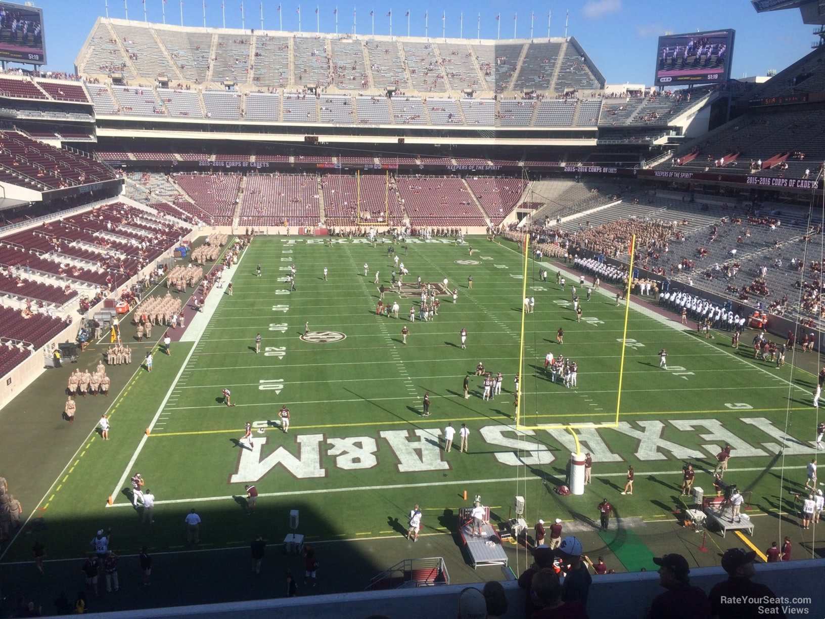section 244, row 7 seat view  - kyle field