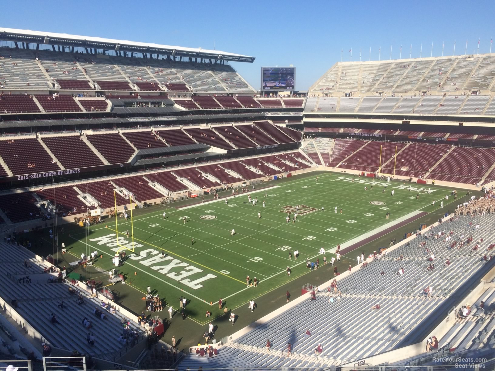 section 341, row 14 seat view  - kyle field