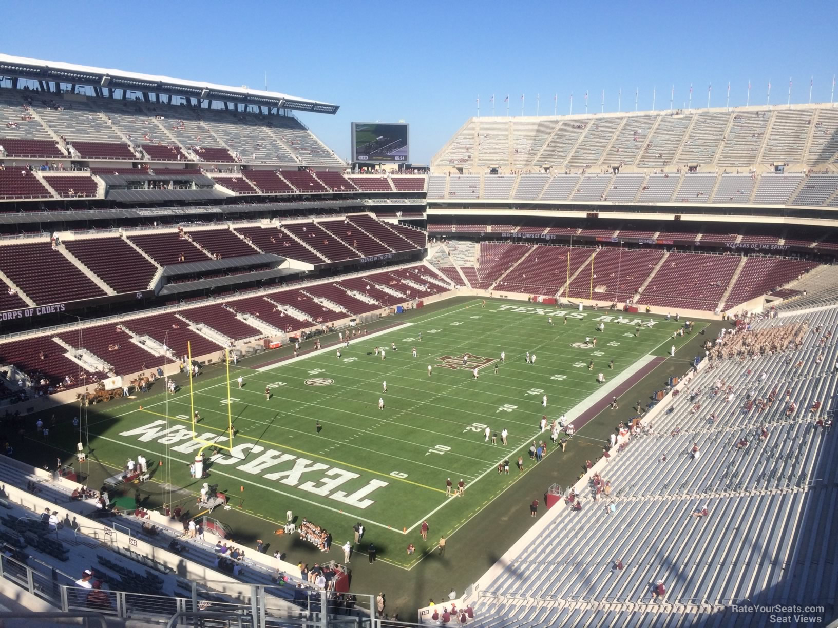 section 342, row 14 seat view  - kyle field