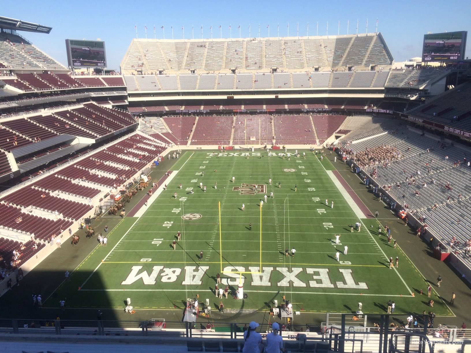 section 346, row 14 seat view  - kyle field