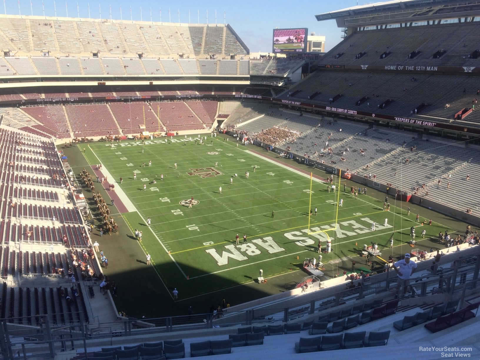 section 349, row 14 seat view  - kyle field