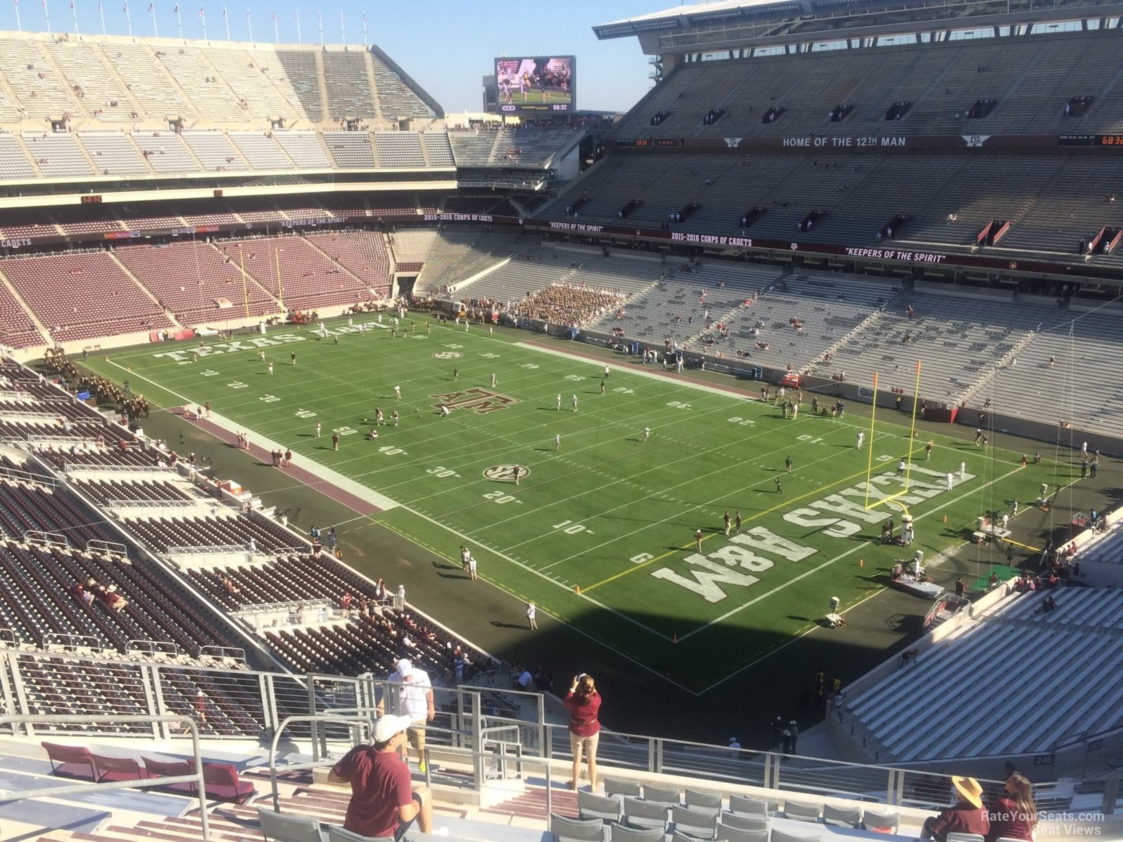 section 351, row 14 seat view  - kyle field