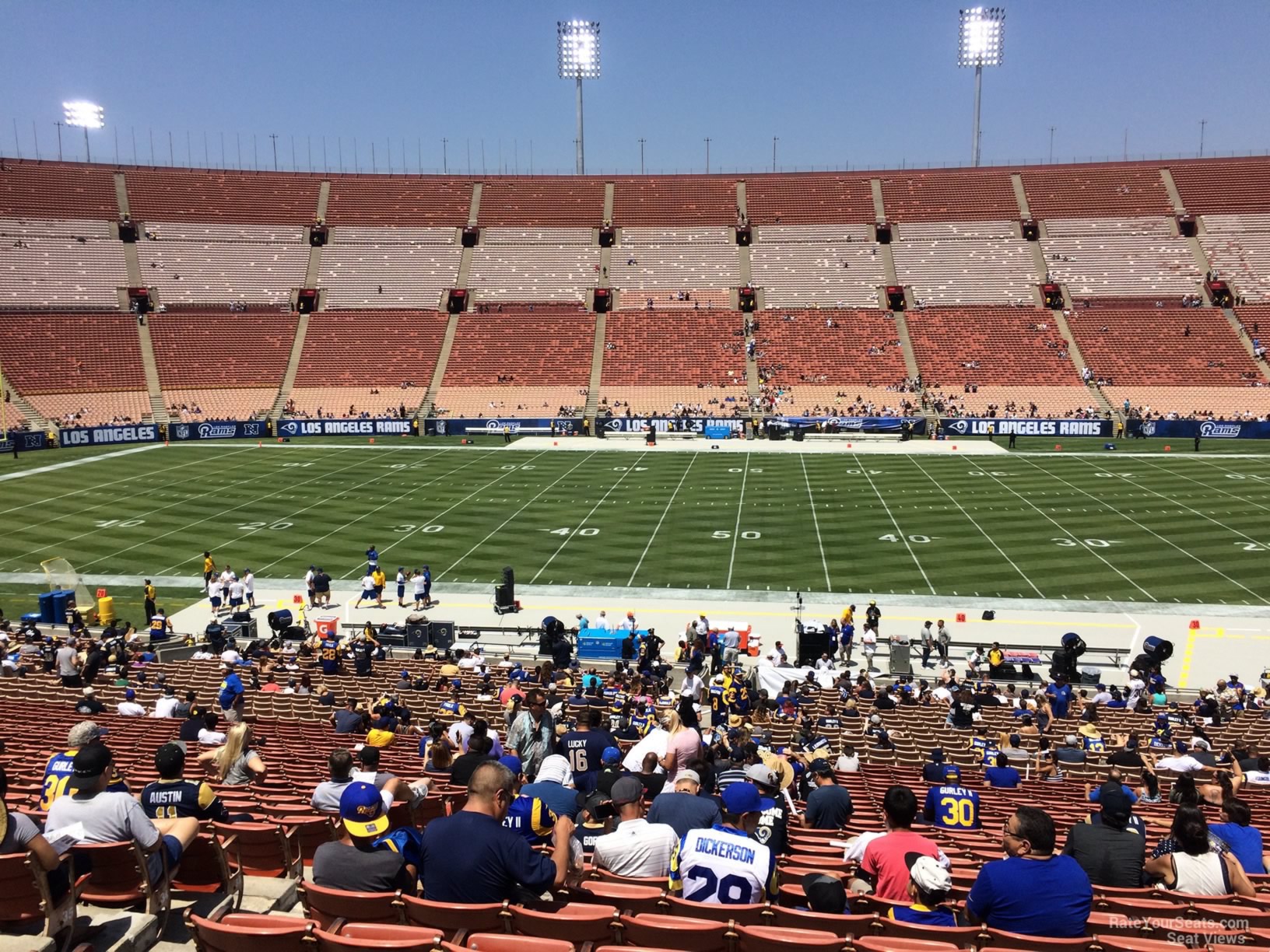 Los Angeles Memorial Coliseum Section 106B - RateYourSeats.com