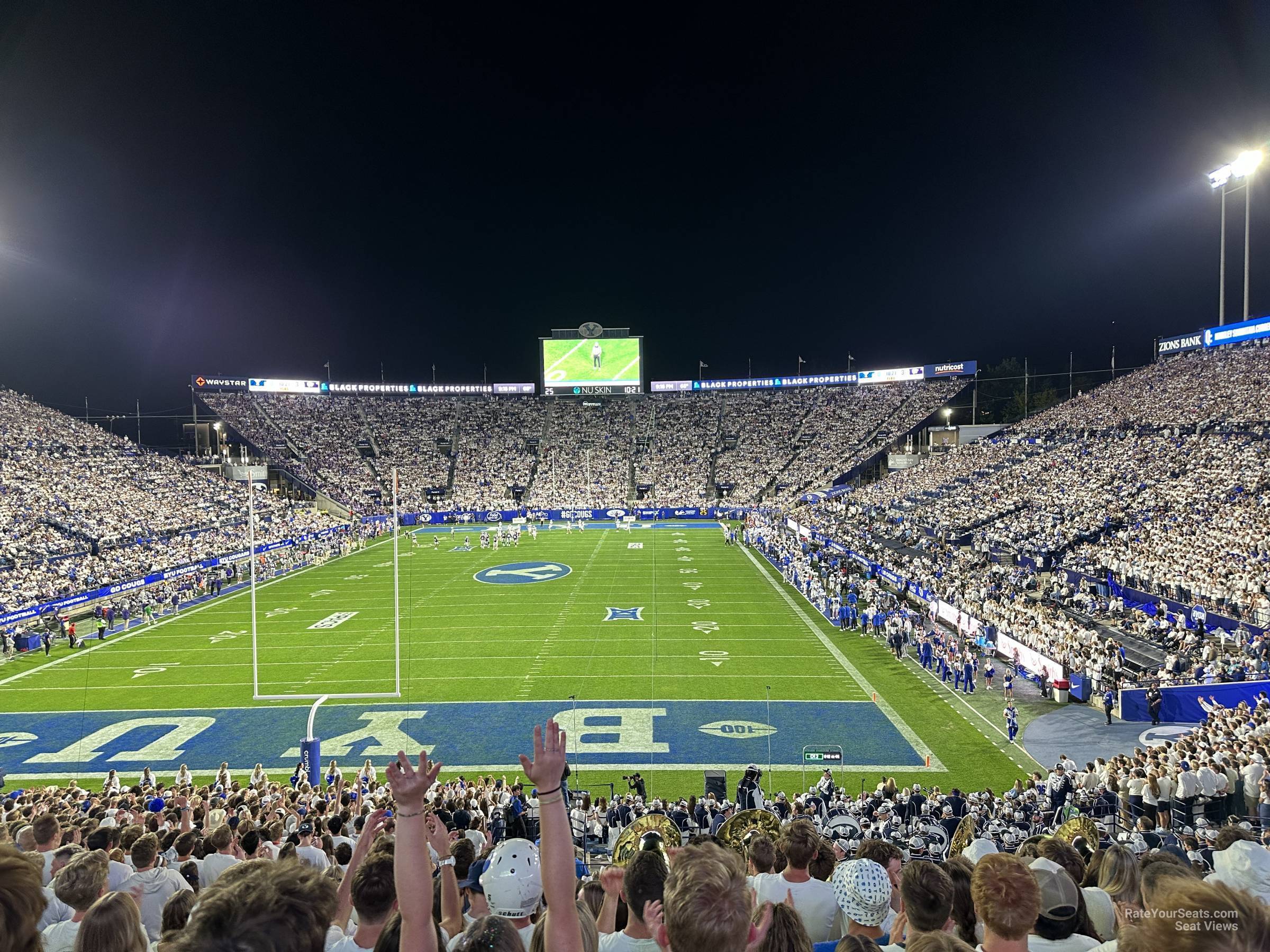 section 144, row 1 seat view  - lavell edwards stadium