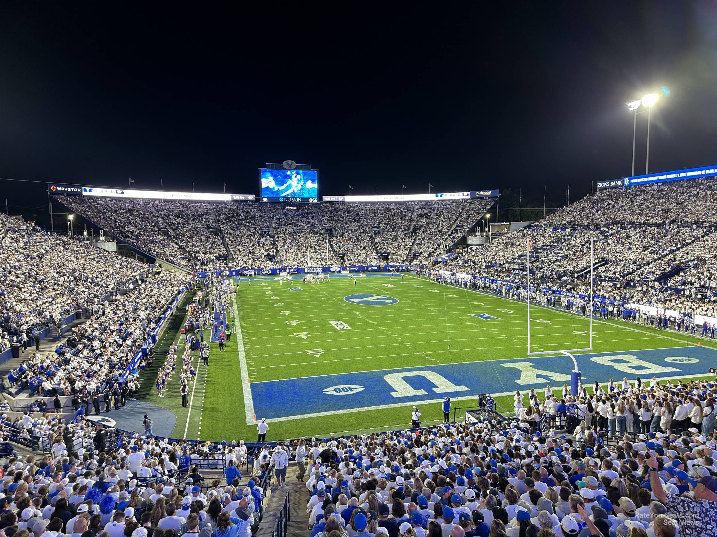 section 146, row 1 seat view  - lavell edwards stadium