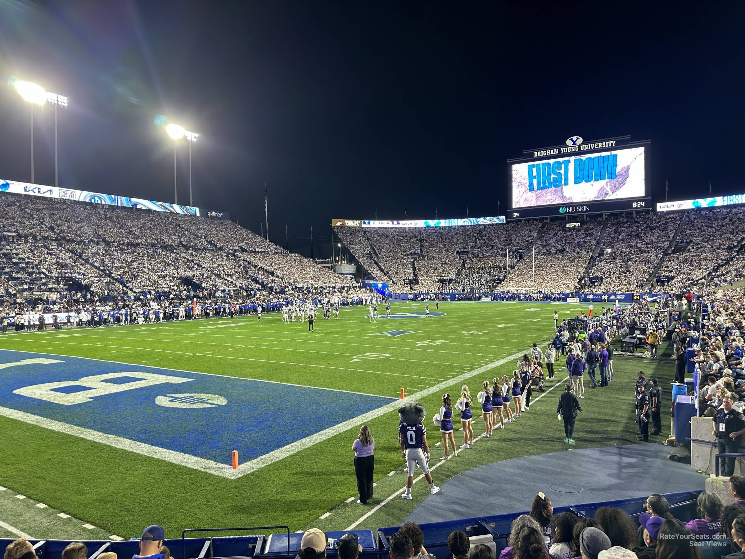 section 21, row 7 seat view  - lavell edwards stadium