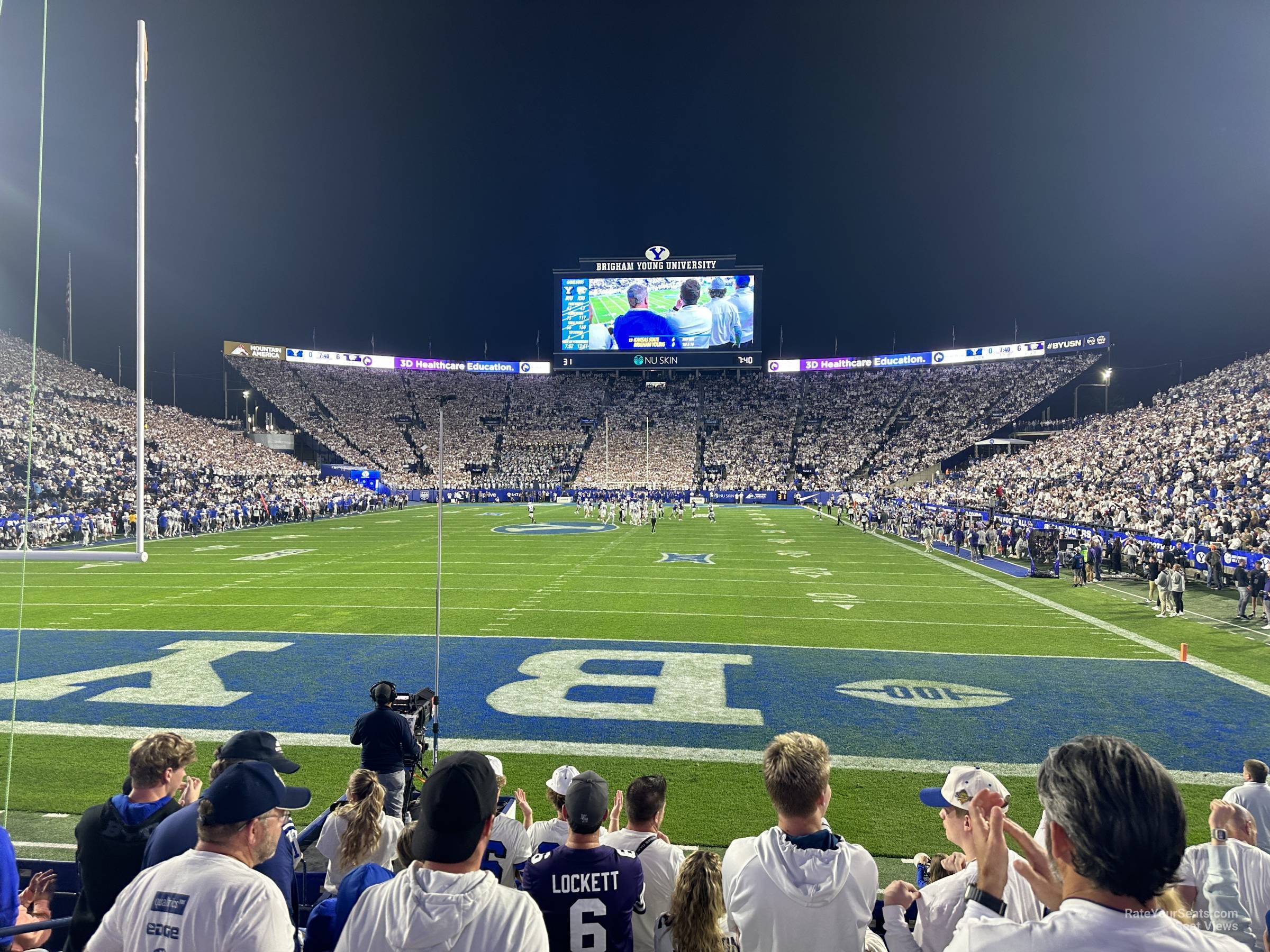 section 24, row 7 seat view  - lavell edwards stadium