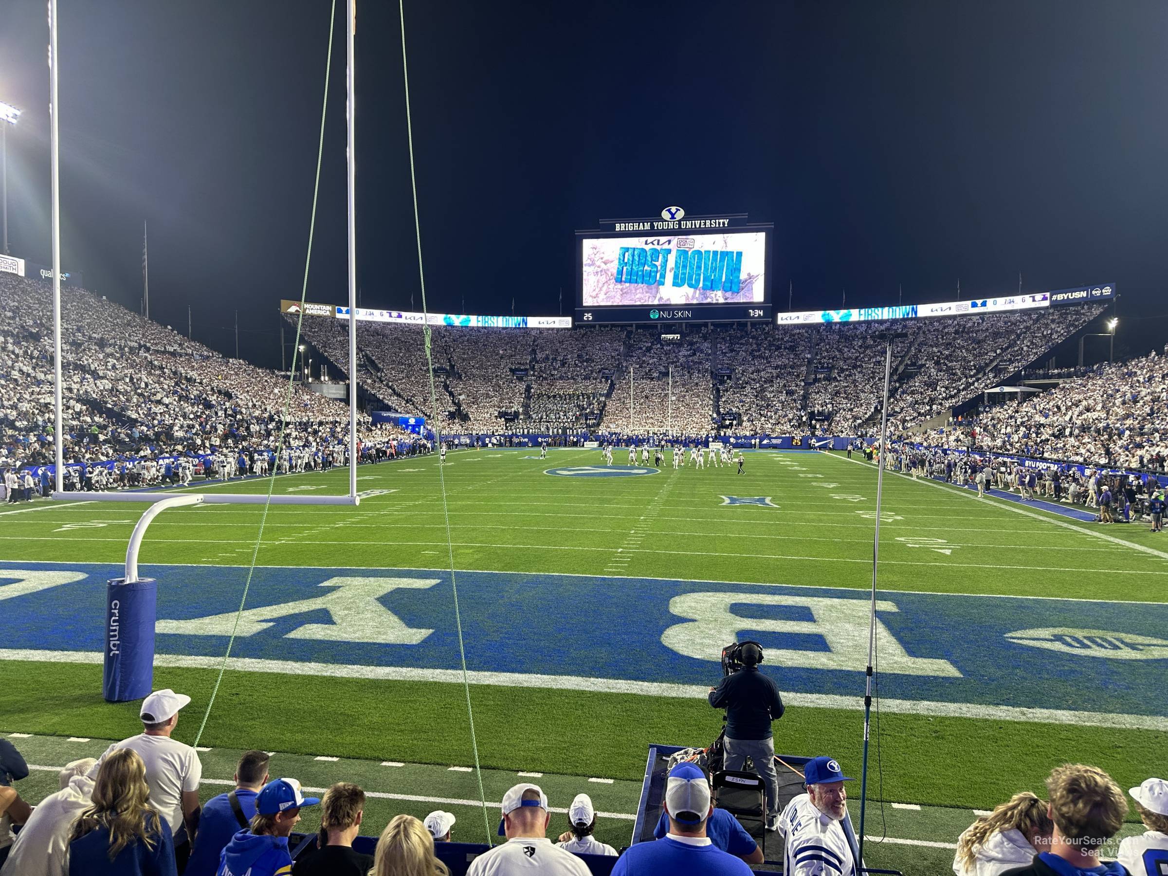 section 25, row 7 seat view  - lavell edwards stadium