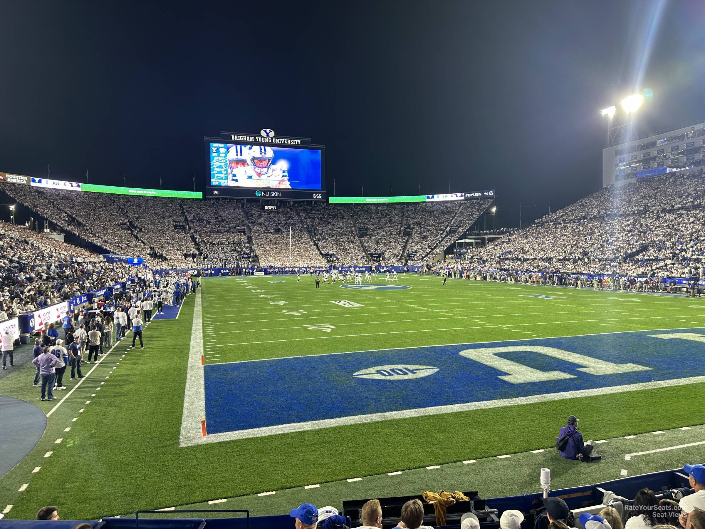 section 26, row 7 seat view  - lavell edwards stadium