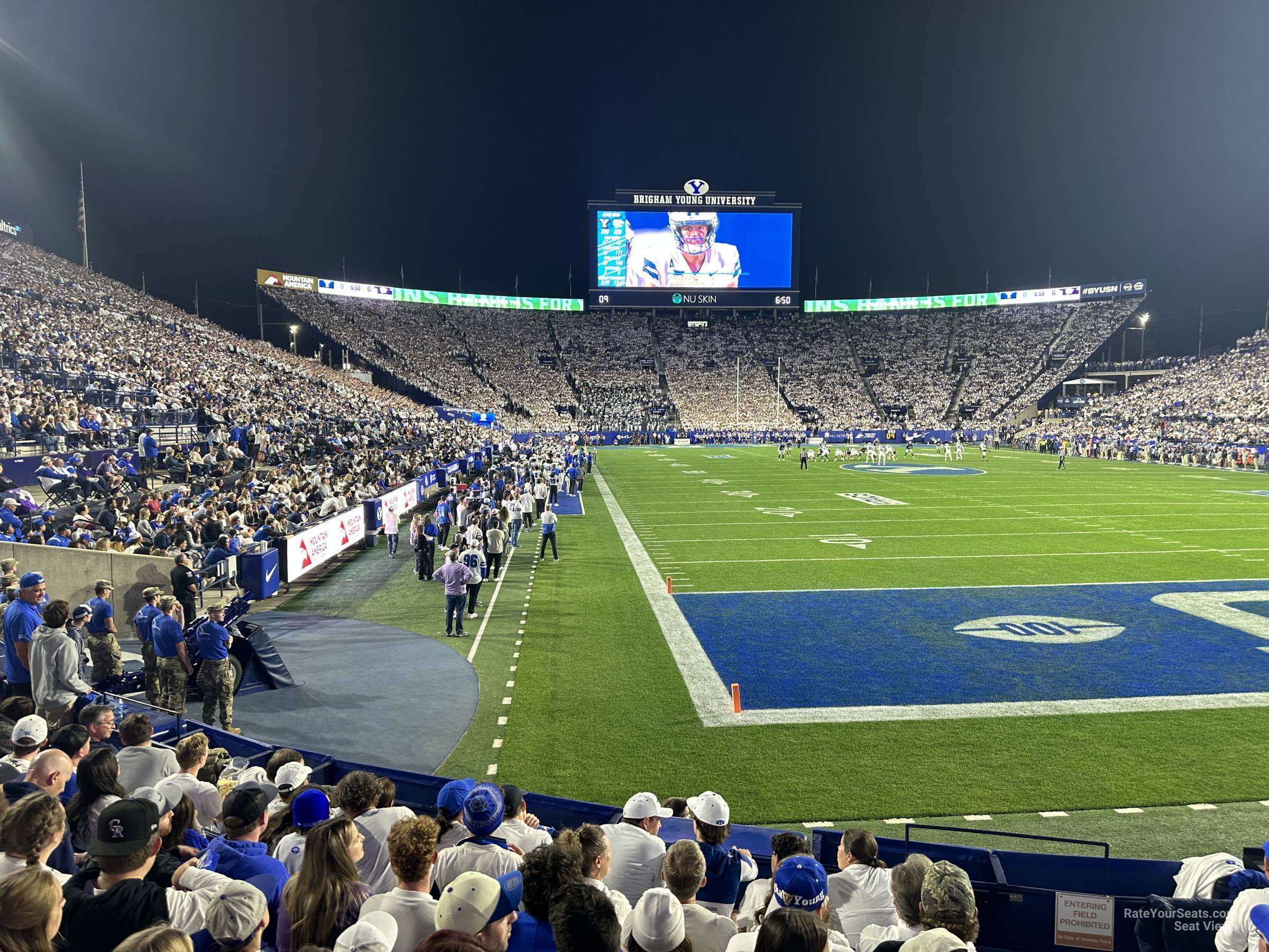 section 27, row 7 seat view  - lavell edwards stadium