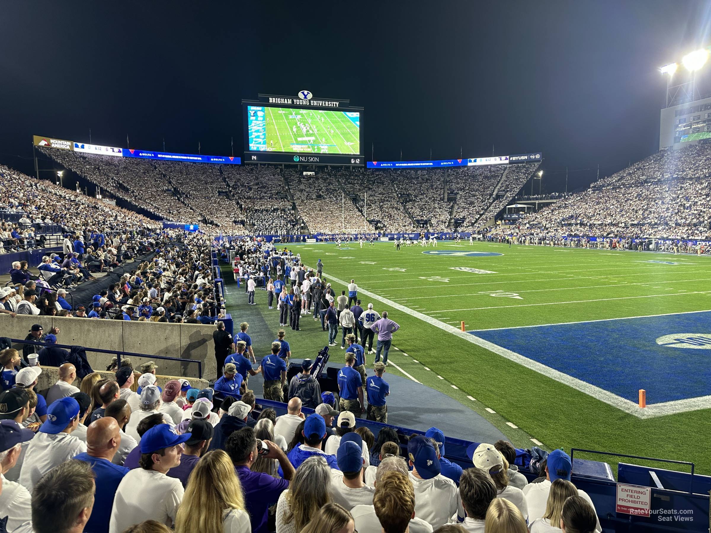 section 29, row 7 seat view  - lavell edwards stadium