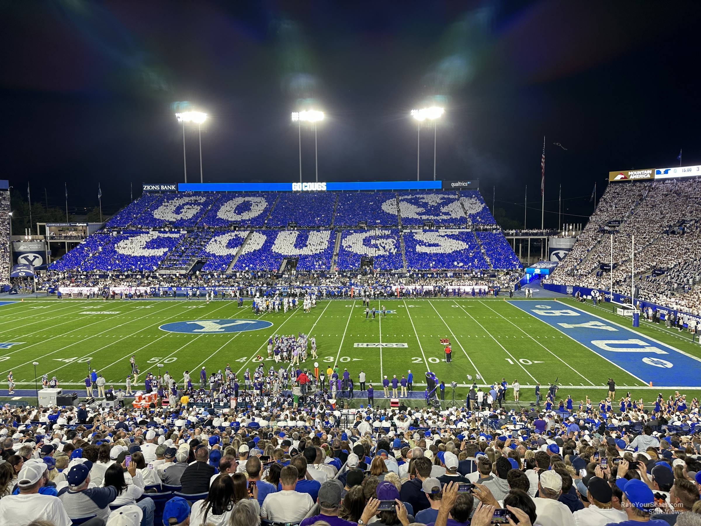 section 3, row 41 seat view  - lavell edwards stadium