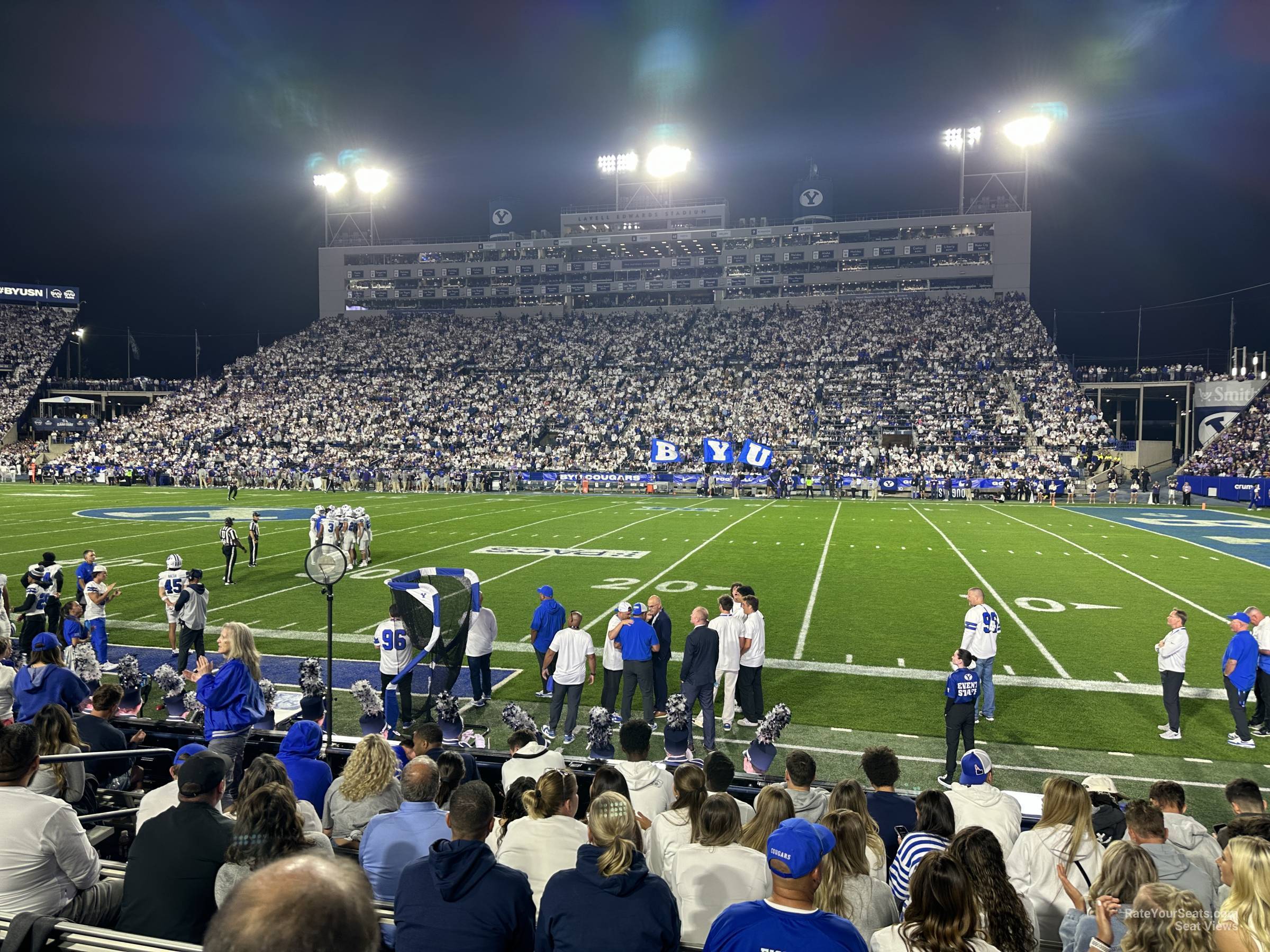 section 32, row 7 seat view  - lavell edwards stadium