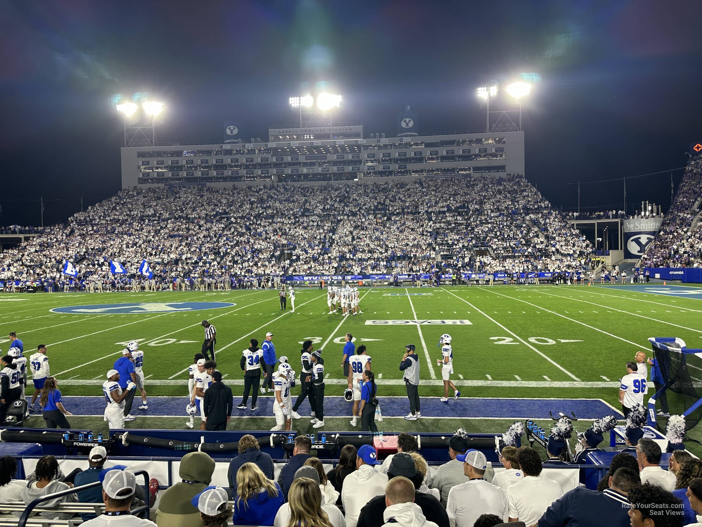 section 33, row 7 seat view  - lavell edwards stadium