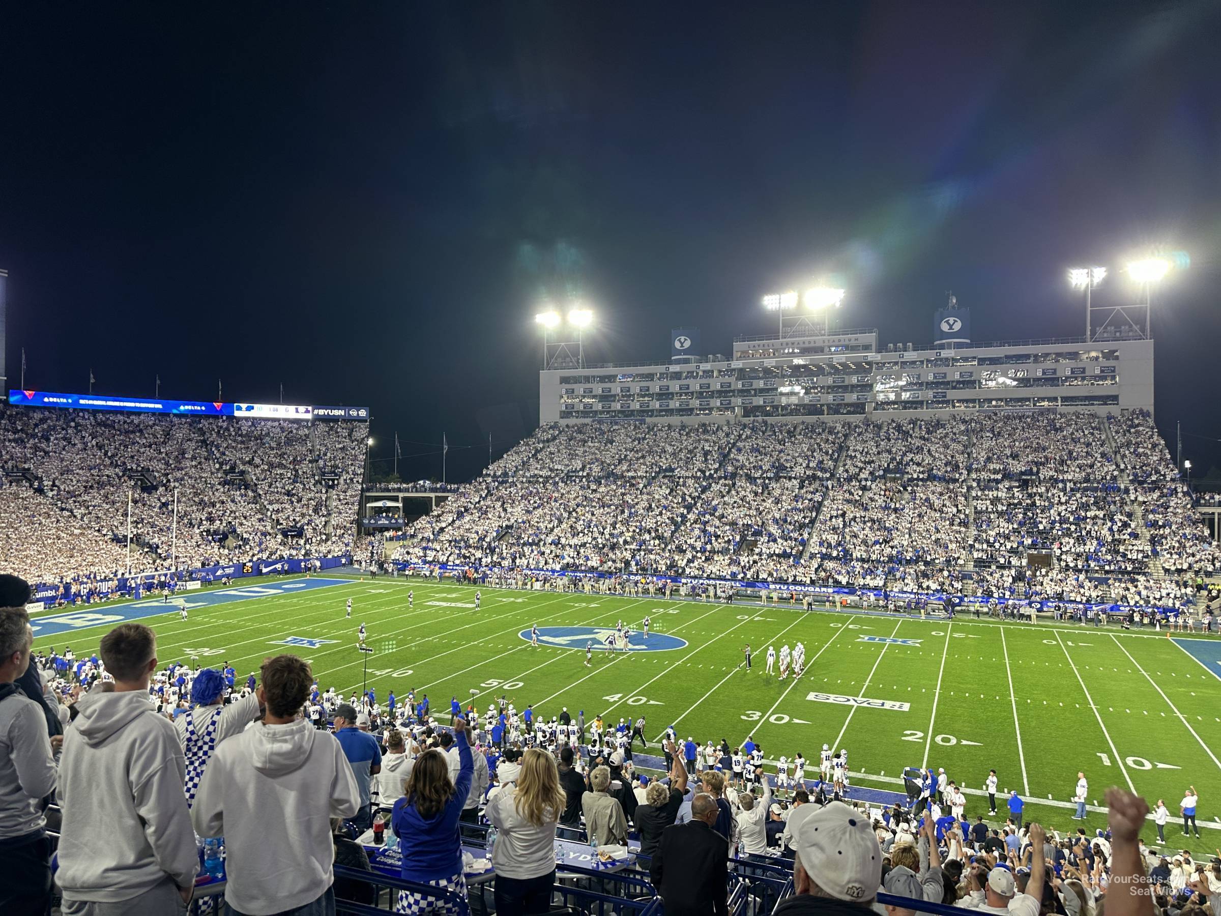 section 33a, row 41 seat view  - lavell edwards stadium