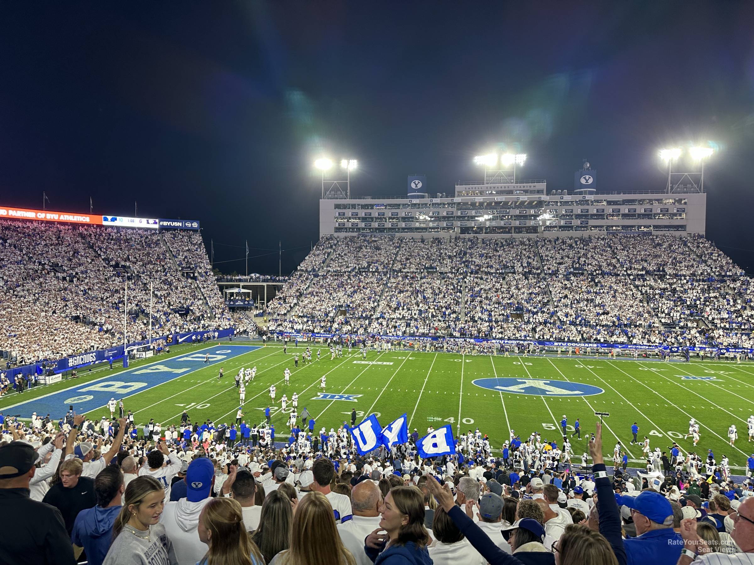 section 34, row 41 seat view  - lavell edwards stadium