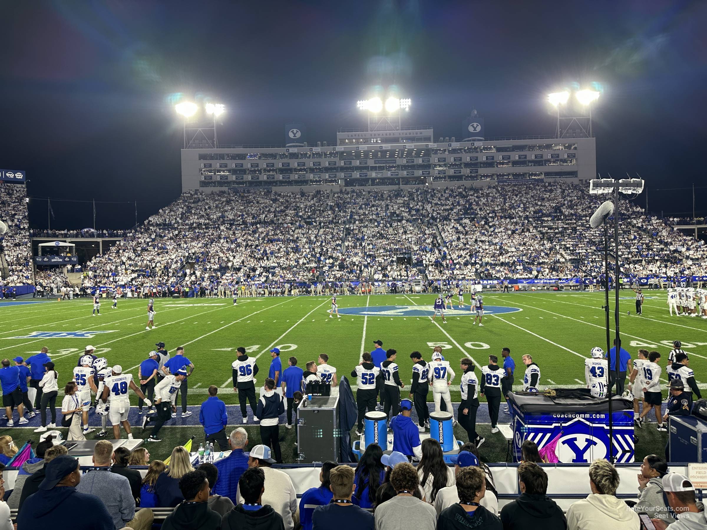 section 34, row 7 seat view  - lavell edwards stadium