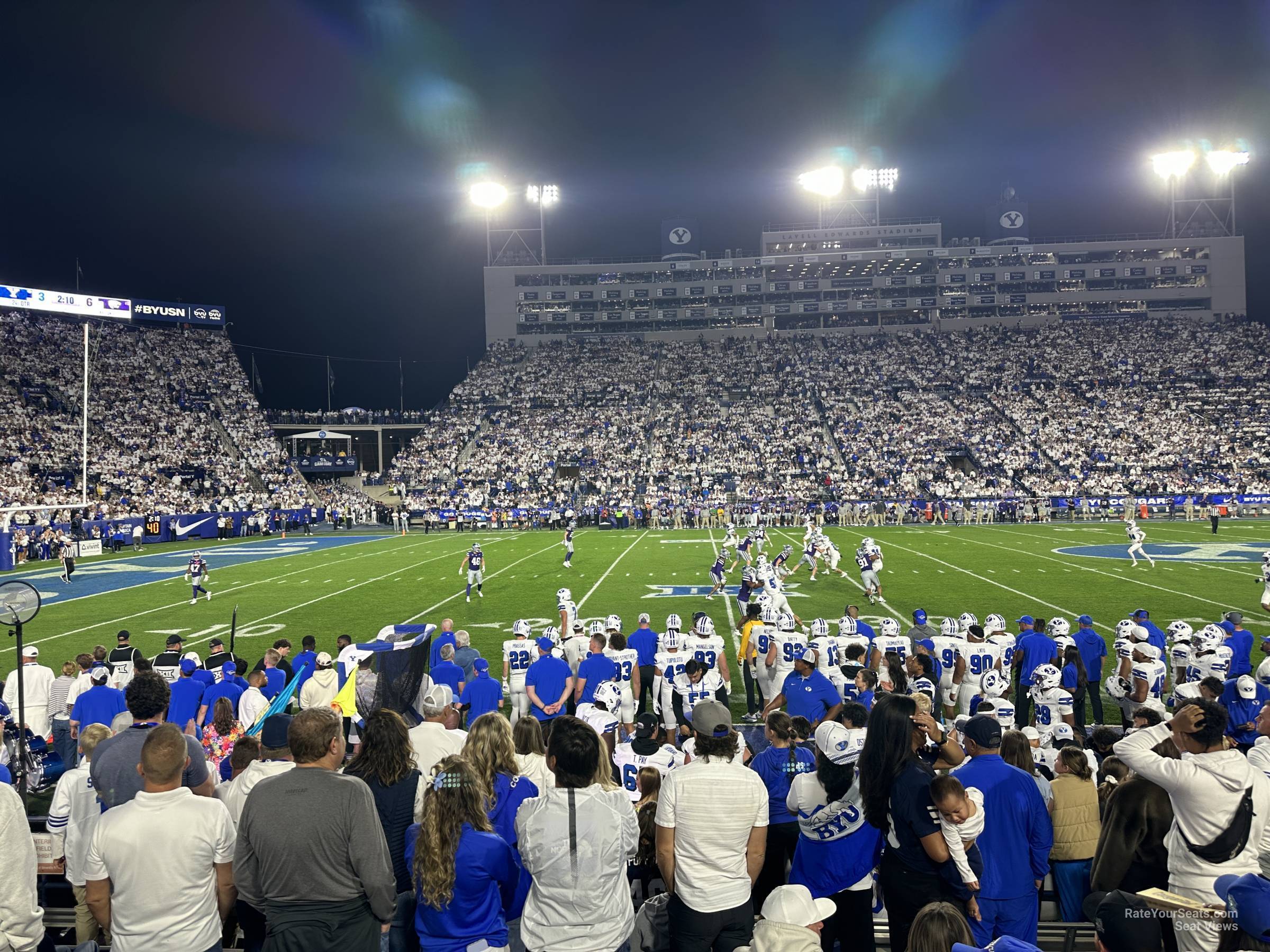 section 35, row 7 seat view  - lavell edwards stadium