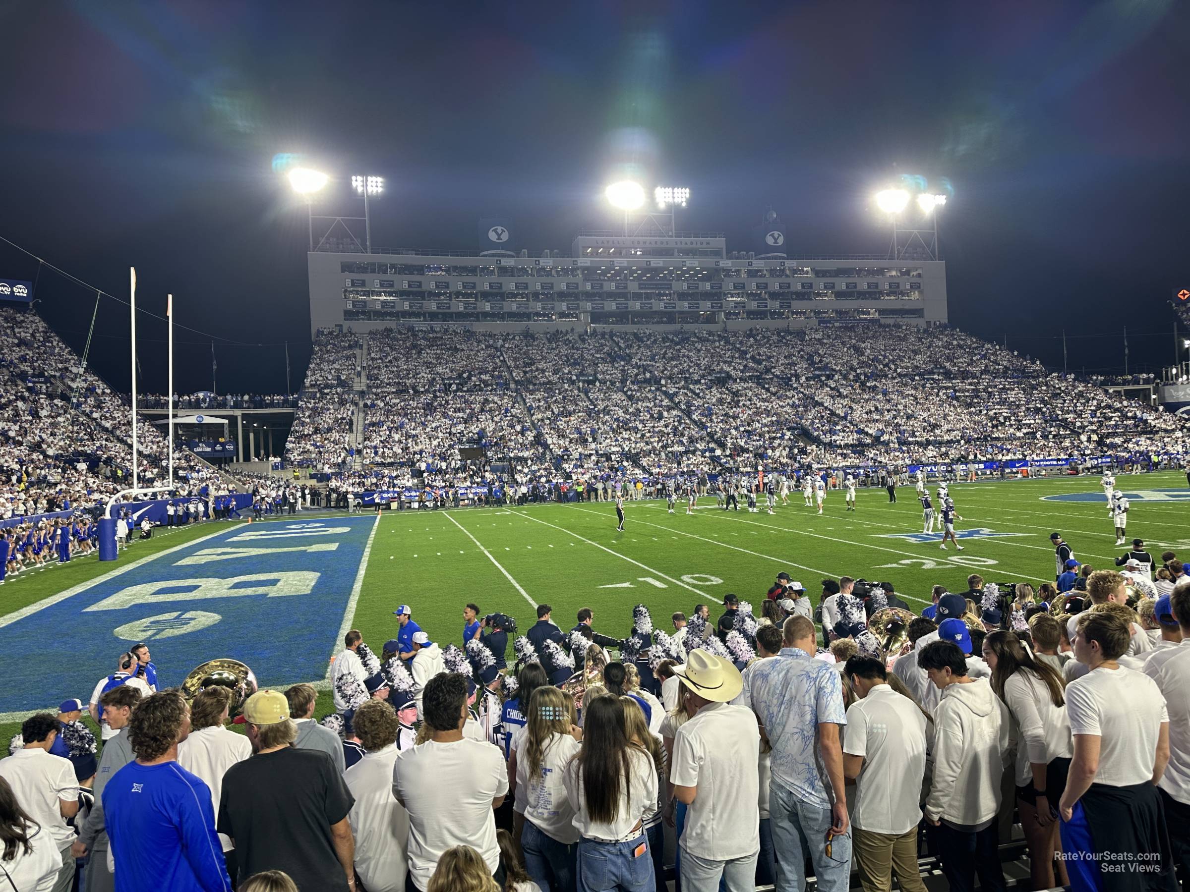 section 36, row 7 seat view  - lavell edwards stadium