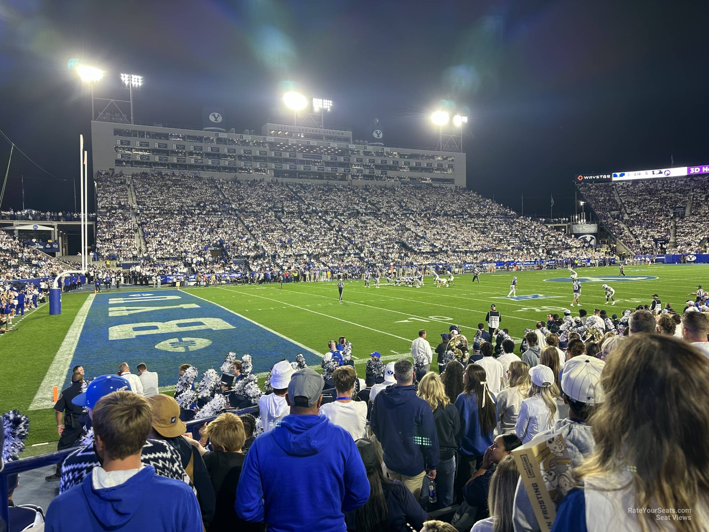 section 37, row 7 seat view  - lavell edwards stadium