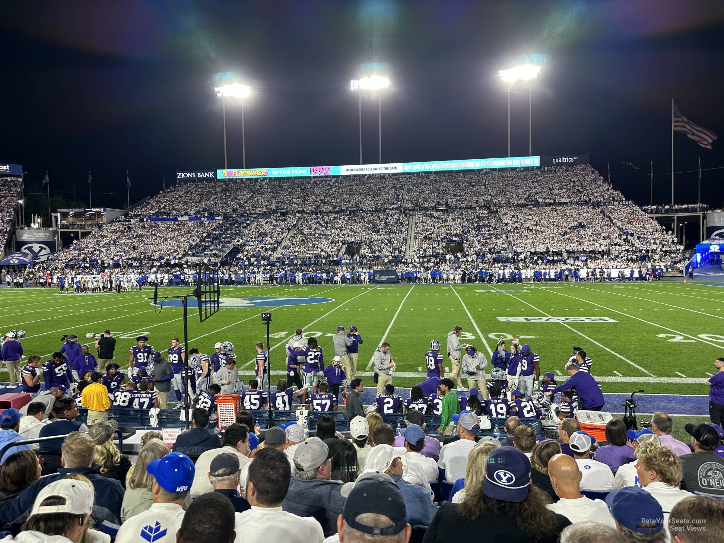 section 4, row 7 seat view  - lavell edwards stadium