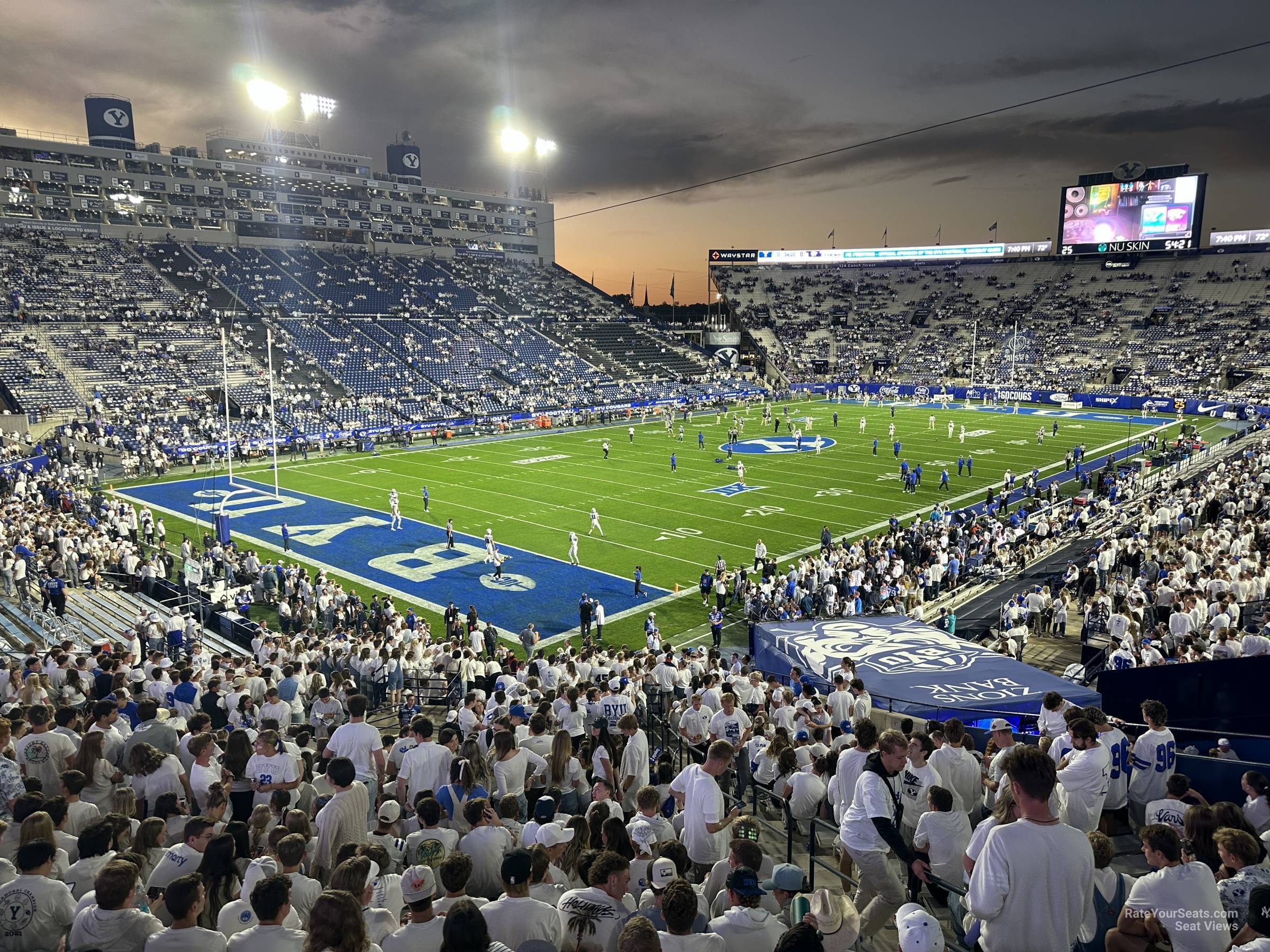 section 42, row 40 seat view  - lavell edwards stadium