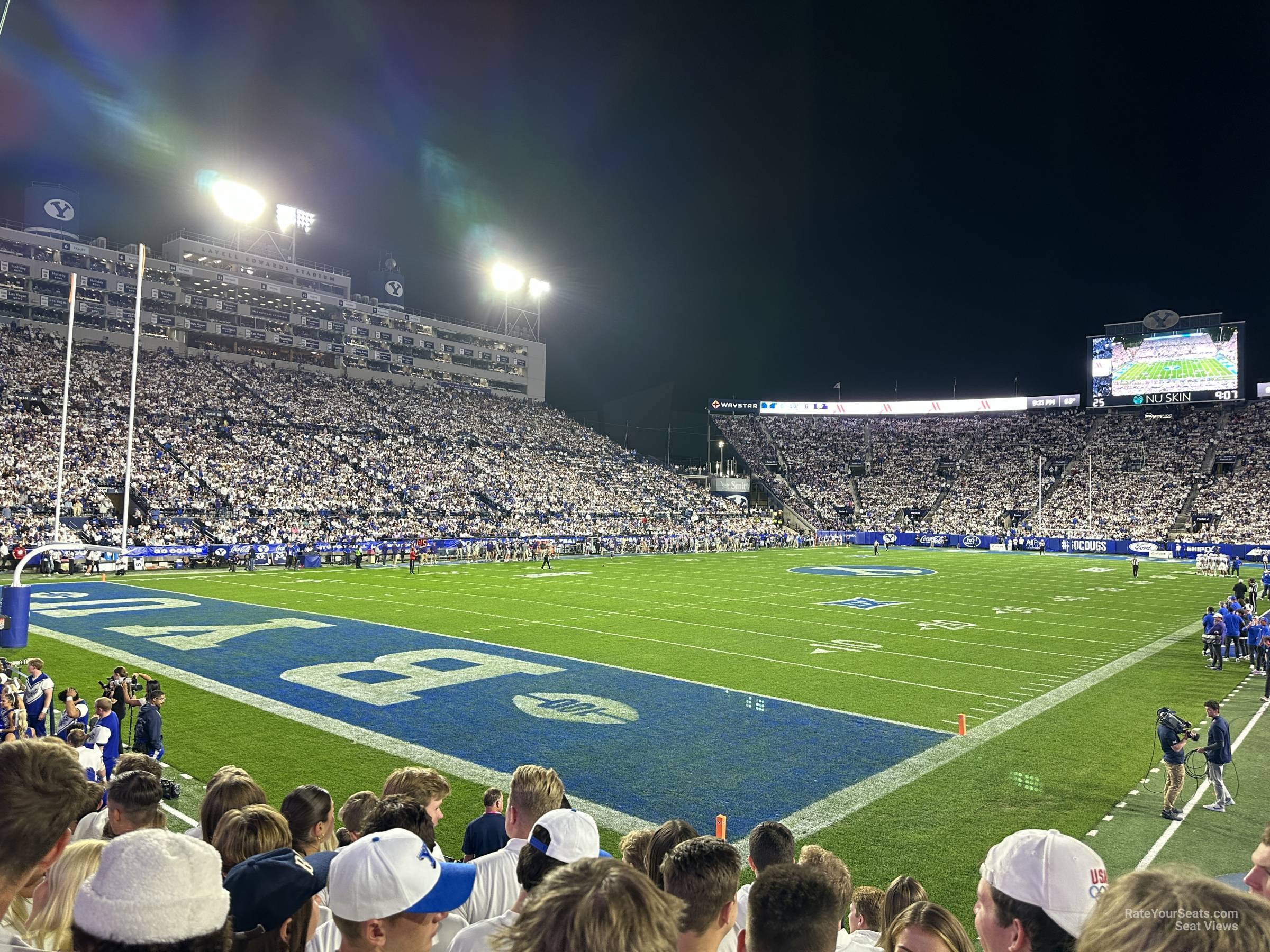 section 43, row 7 seat view  - lavell edwards stadium