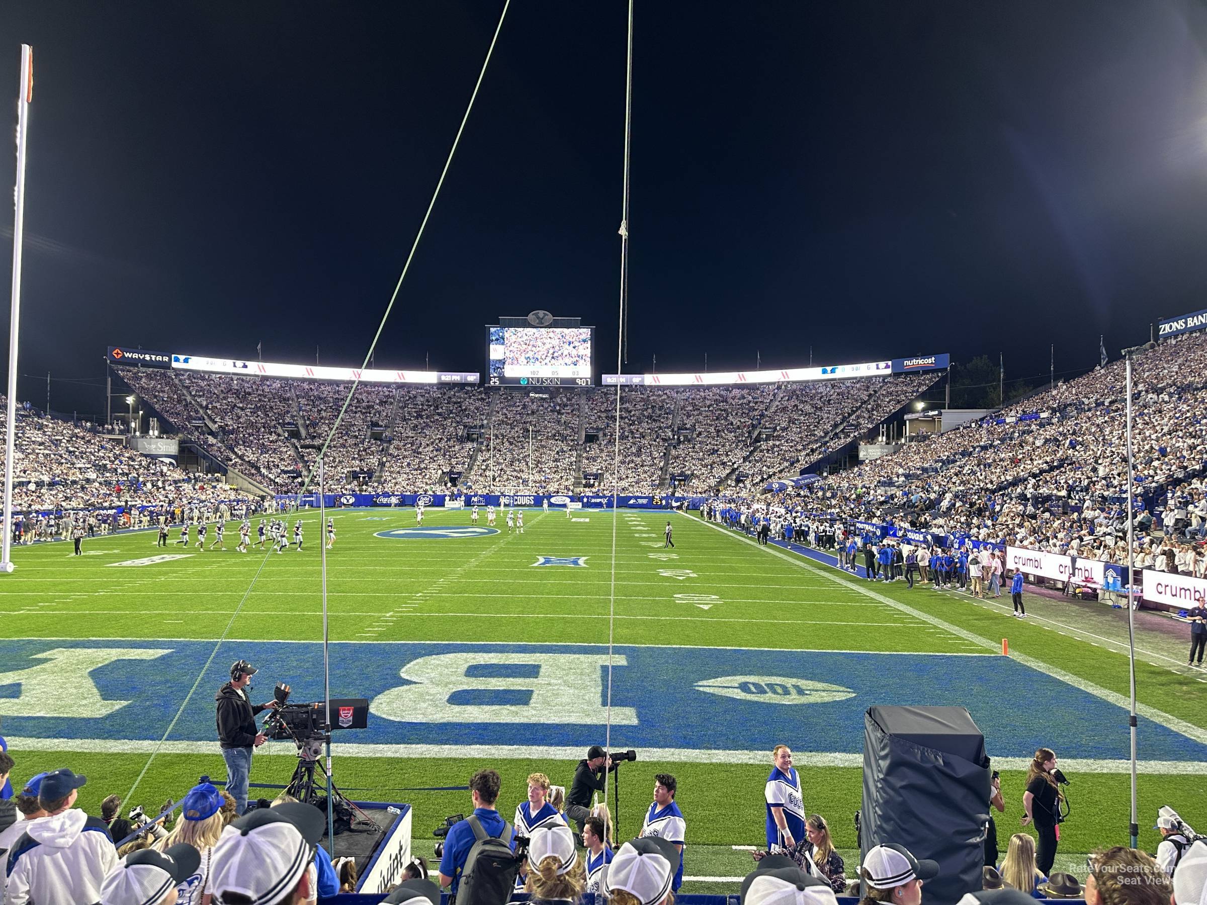 section 44, row 7 seat view  - lavell edwards stadium