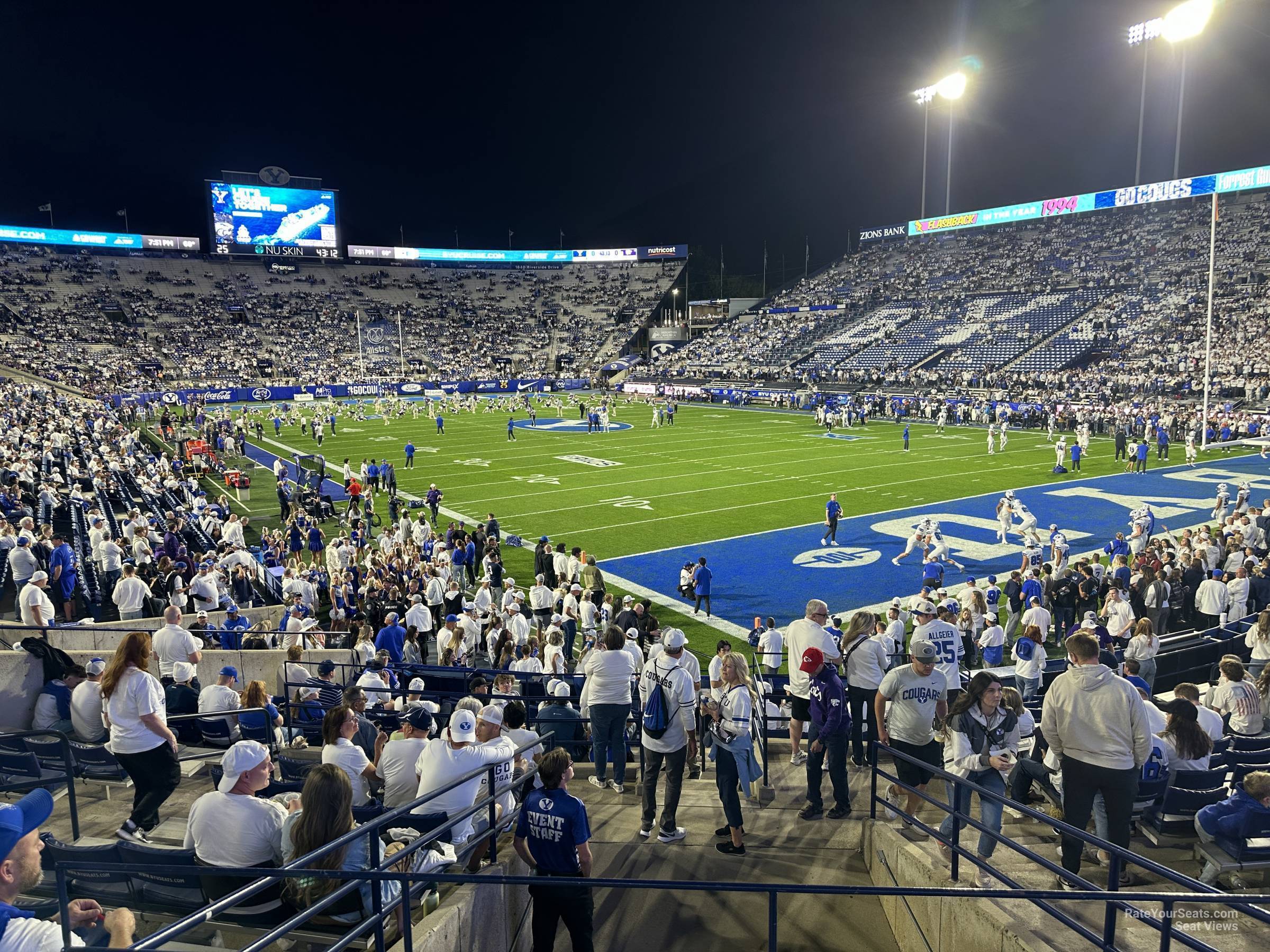 section 48, row 20 seat view  - lavell edwards stadium