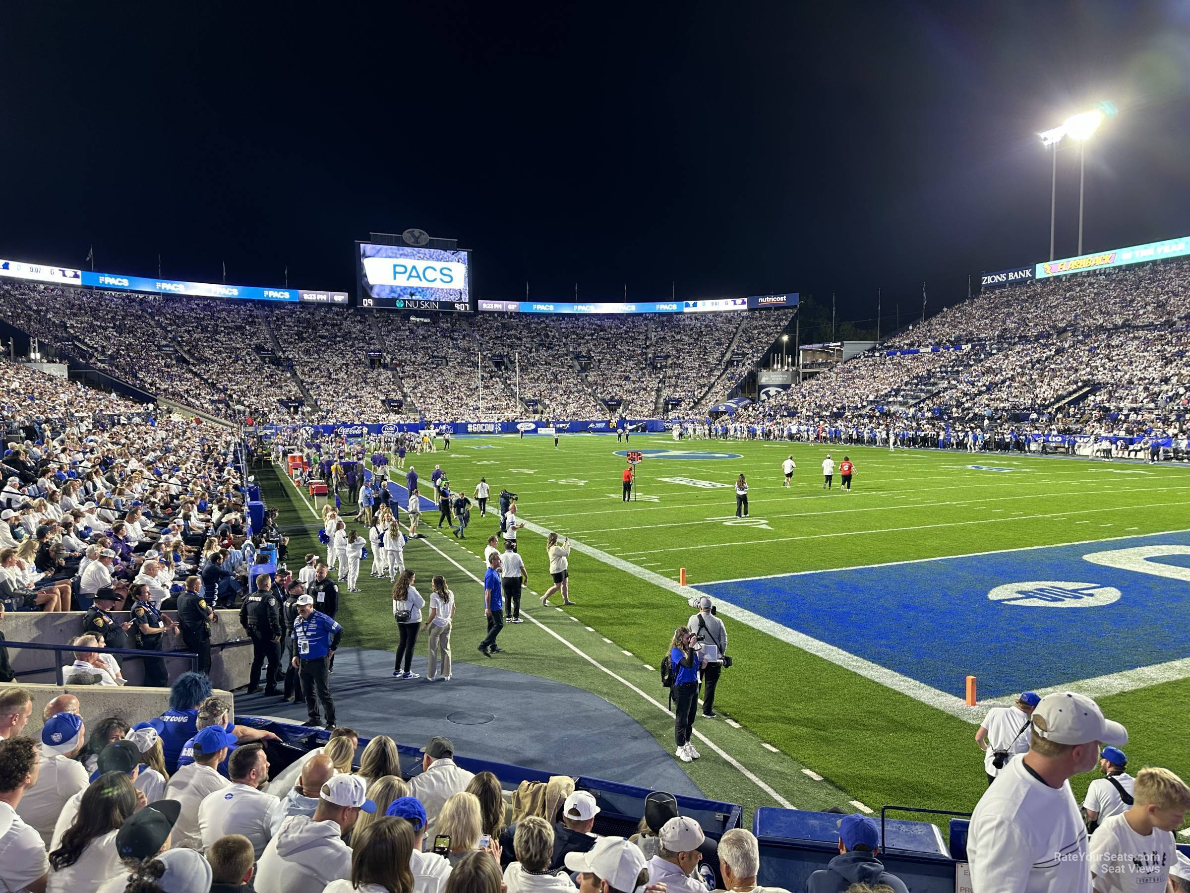 section 49, row 7 seat view  - lavell edwards stadium