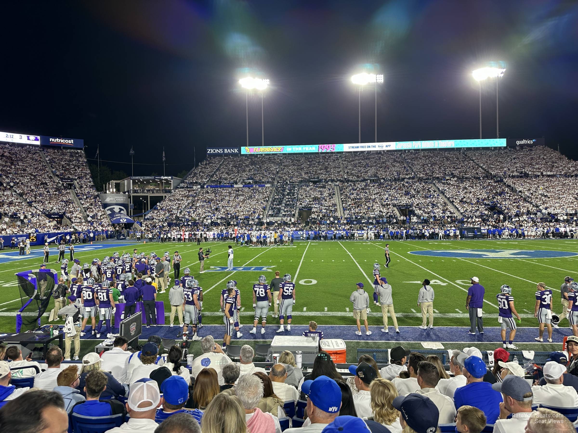 section 6, row 7 seat view  - lavell edwards stadium