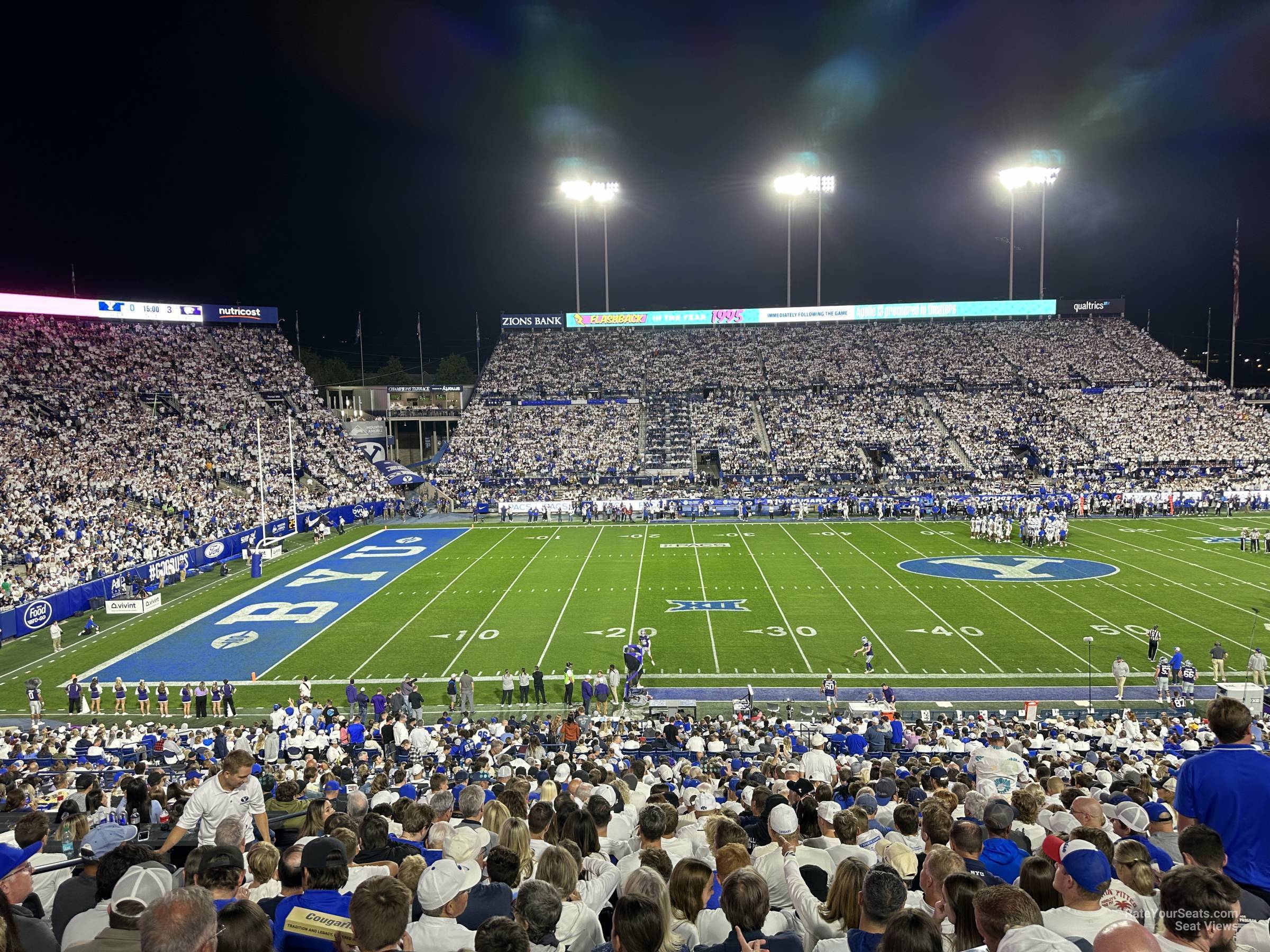 section 7, row 41 seat view  - lavell edwards stadium