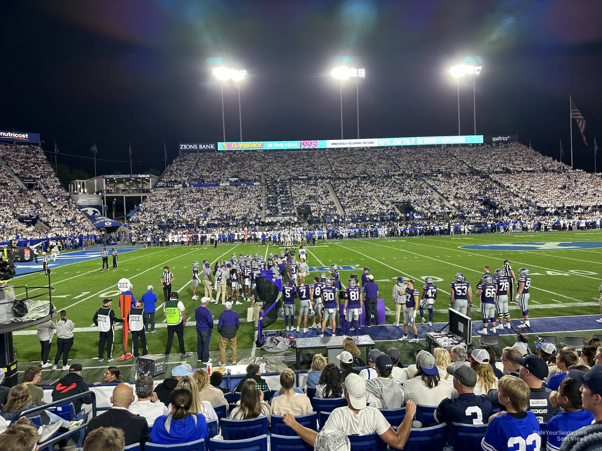 section 7, row 7 seat view  - lavell edwards stadium