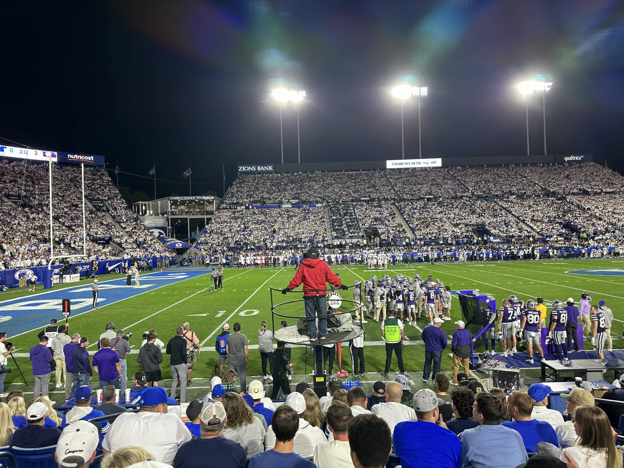 section 8, row 7 seat view  - lavell edwards stadium