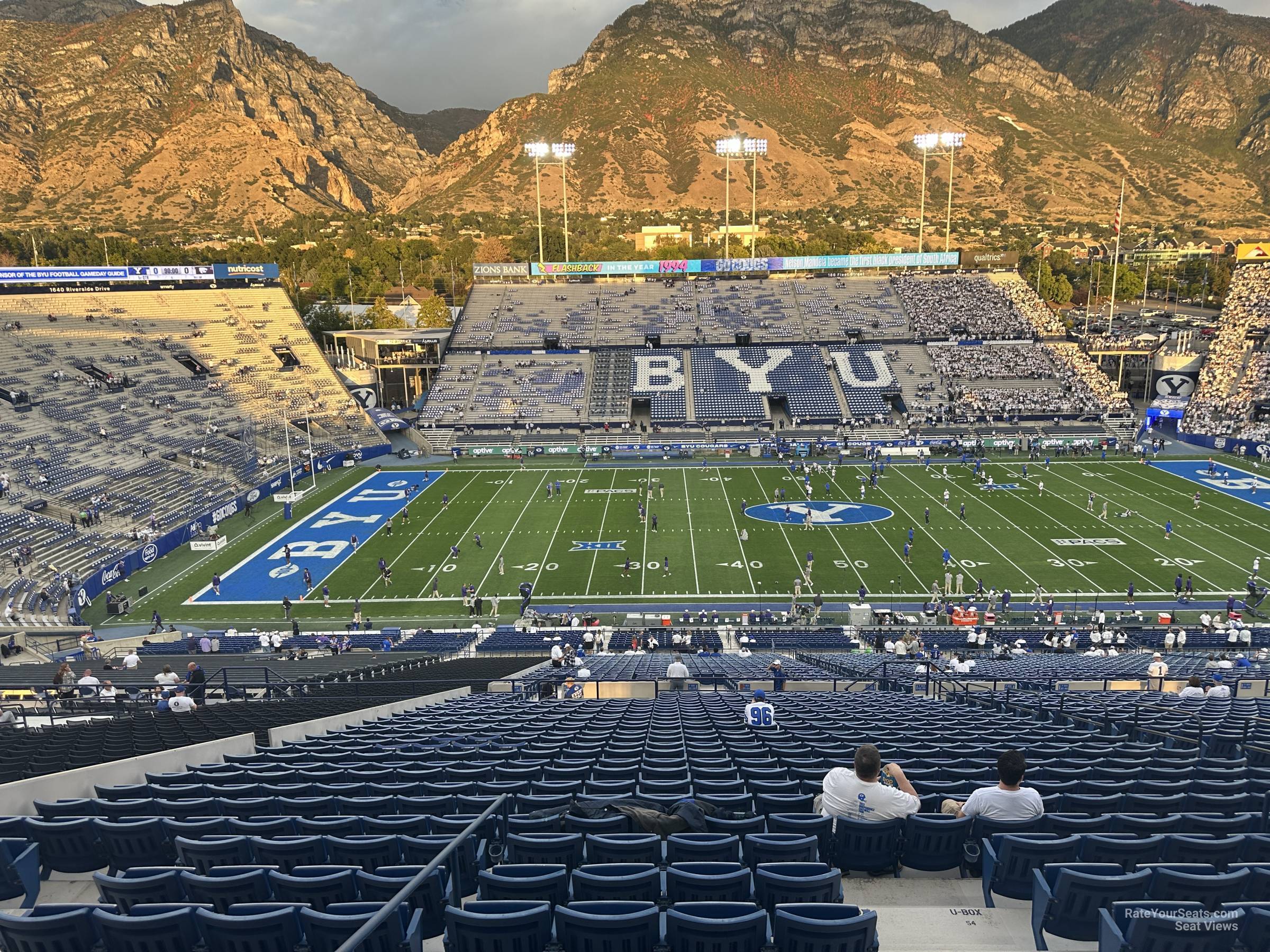 upper boxes, row 61 seat view  - lavell edwards stadium