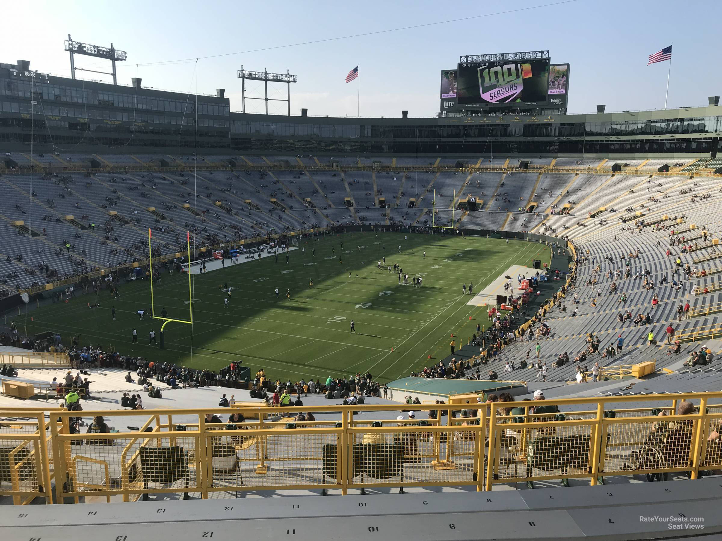Lambeau Field Seating Chart With Rows