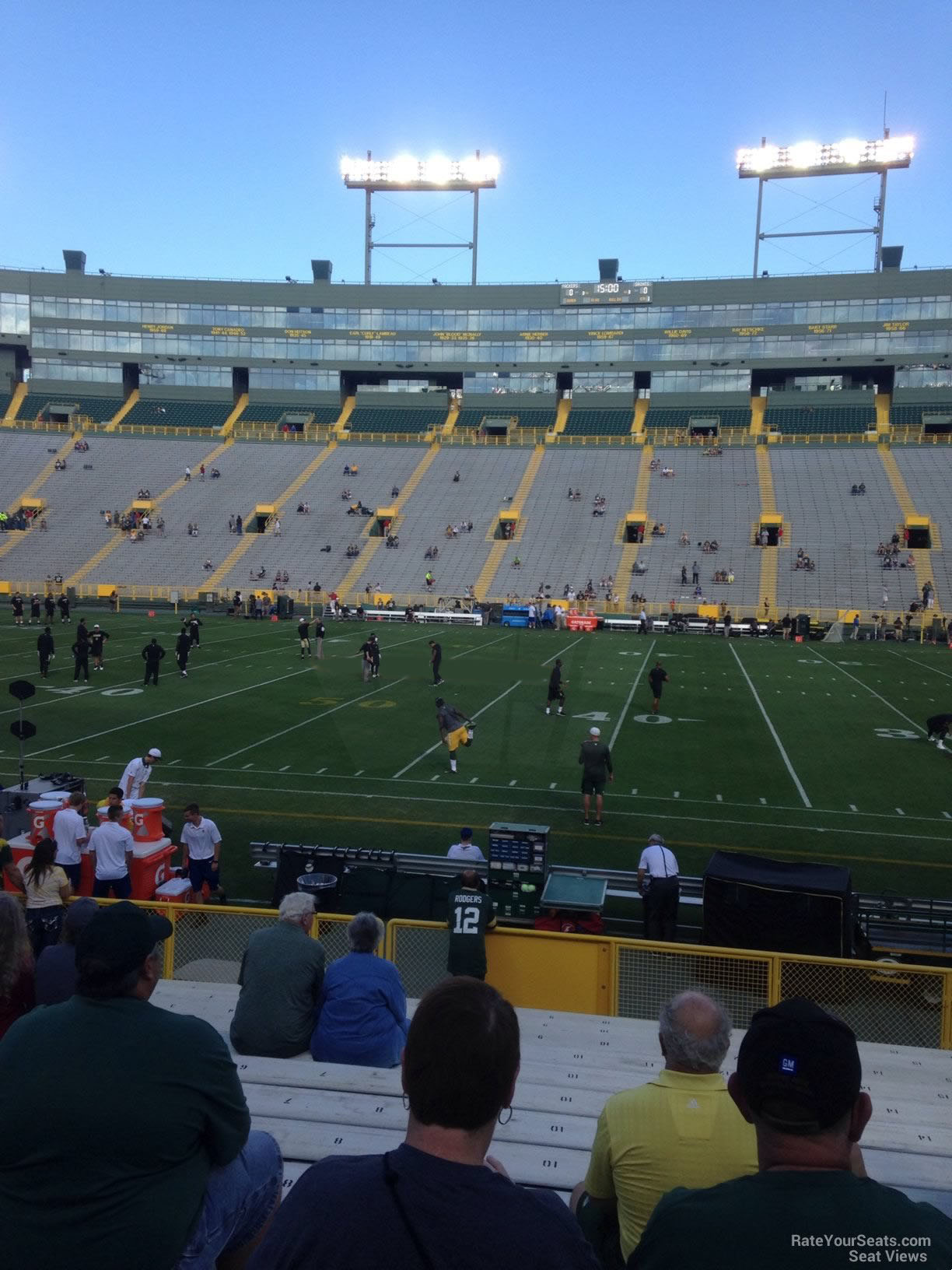 Section 120 at Lambeau Field 